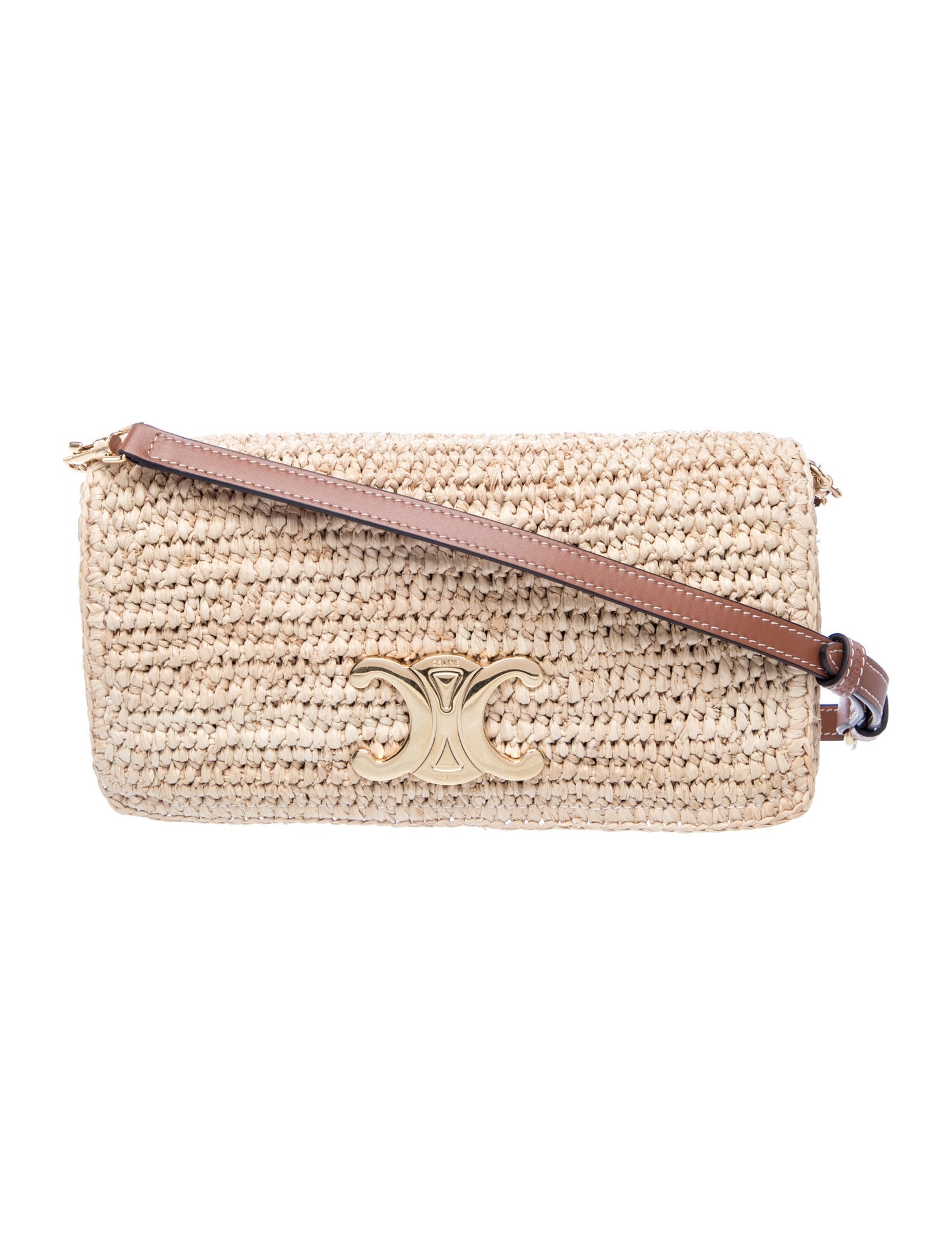 Celine Triomphe MULTIPOCHETTE IN RAFFIA 2024