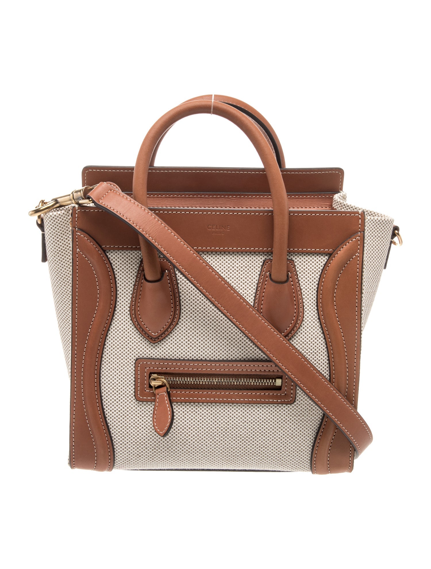 Celine Canvas Luggage Nano