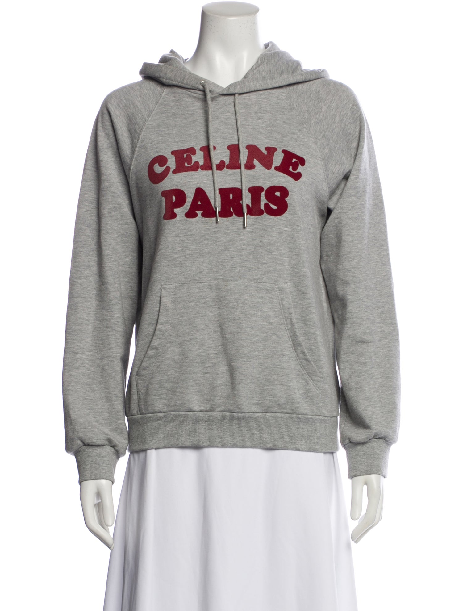 Celine Graphic Print Crew Neck Hoodie