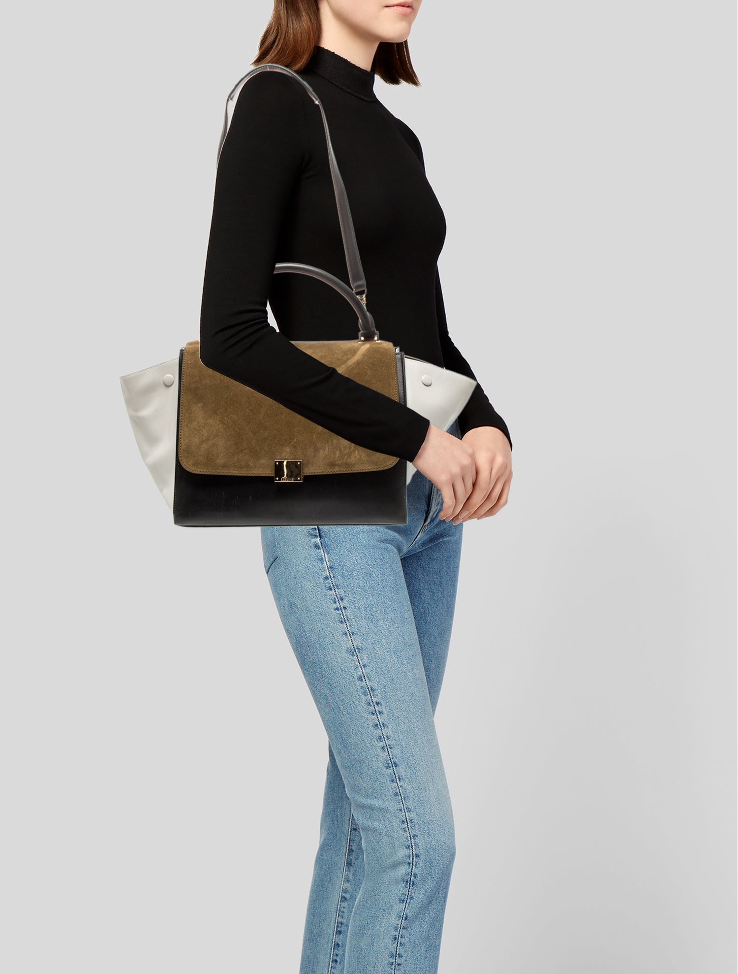 Celine Leather Trapeze Medium
