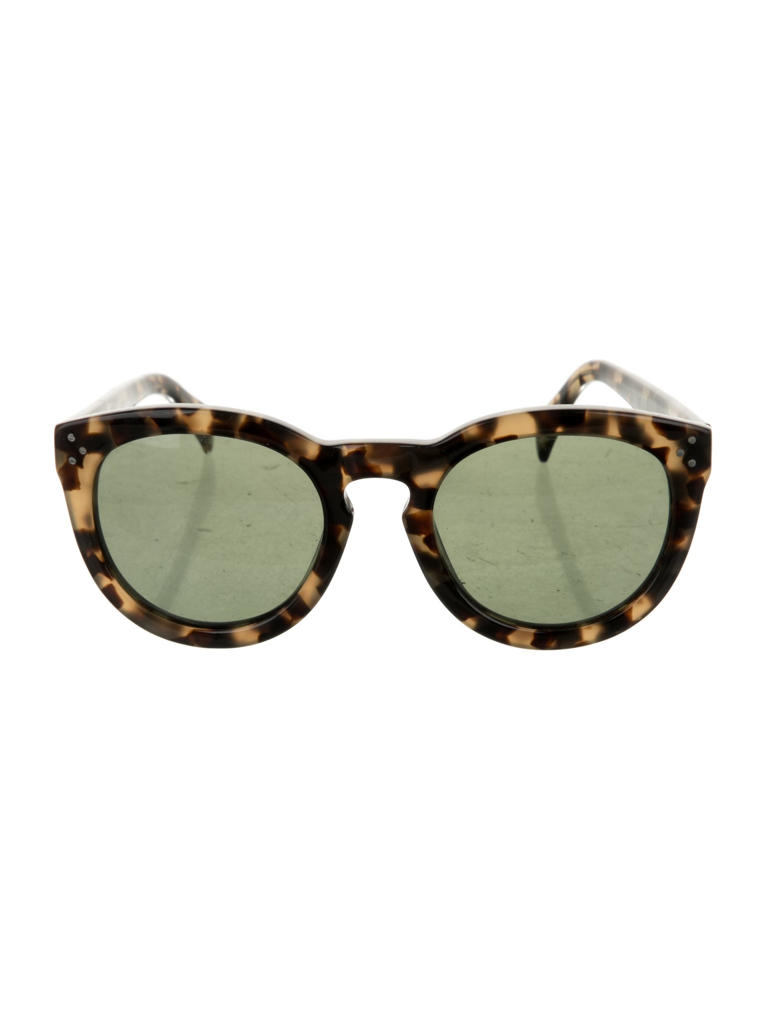 Celine Round Mirrored Sunglasses