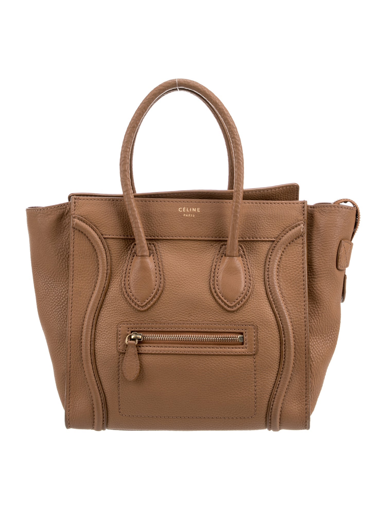 Celine Leather Luggage Micro