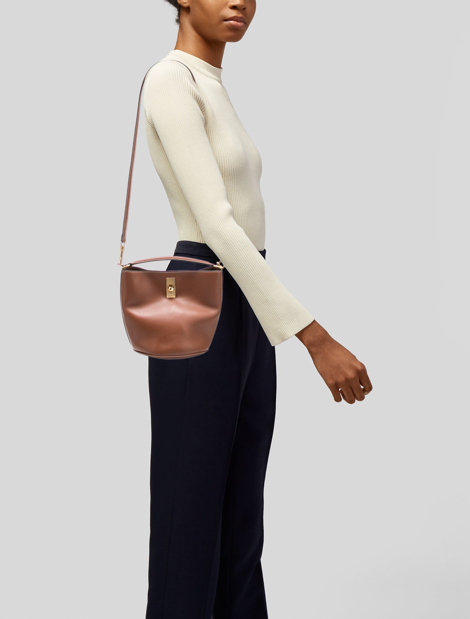 Celine Leather Bucket 16 Teen