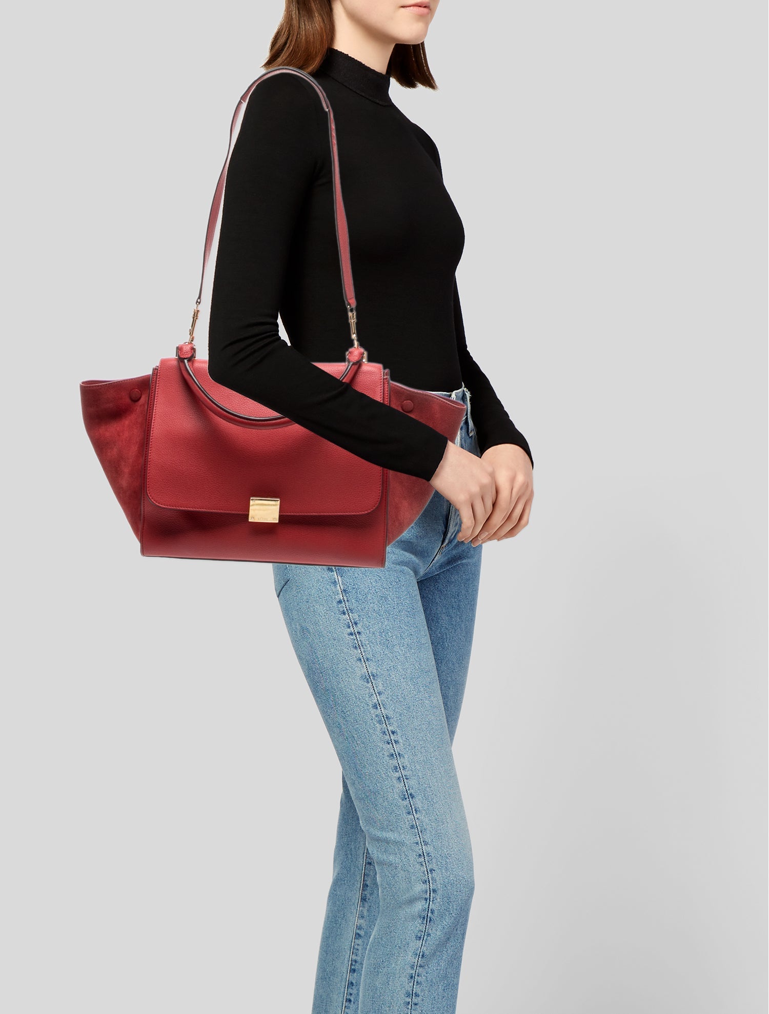 Celine Leather Trapeze Medium