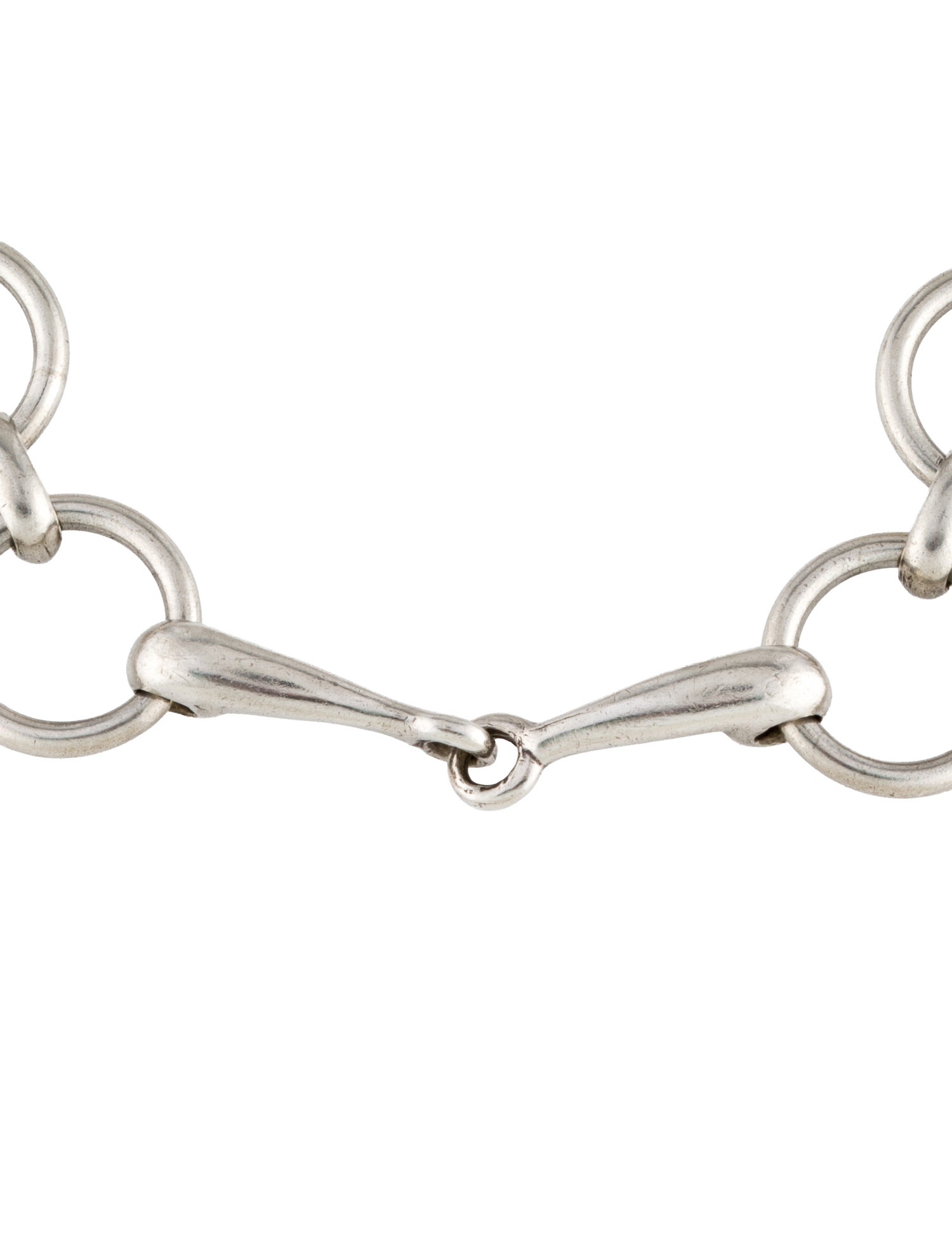 Celine Vintage Horsebit Link Bracelet