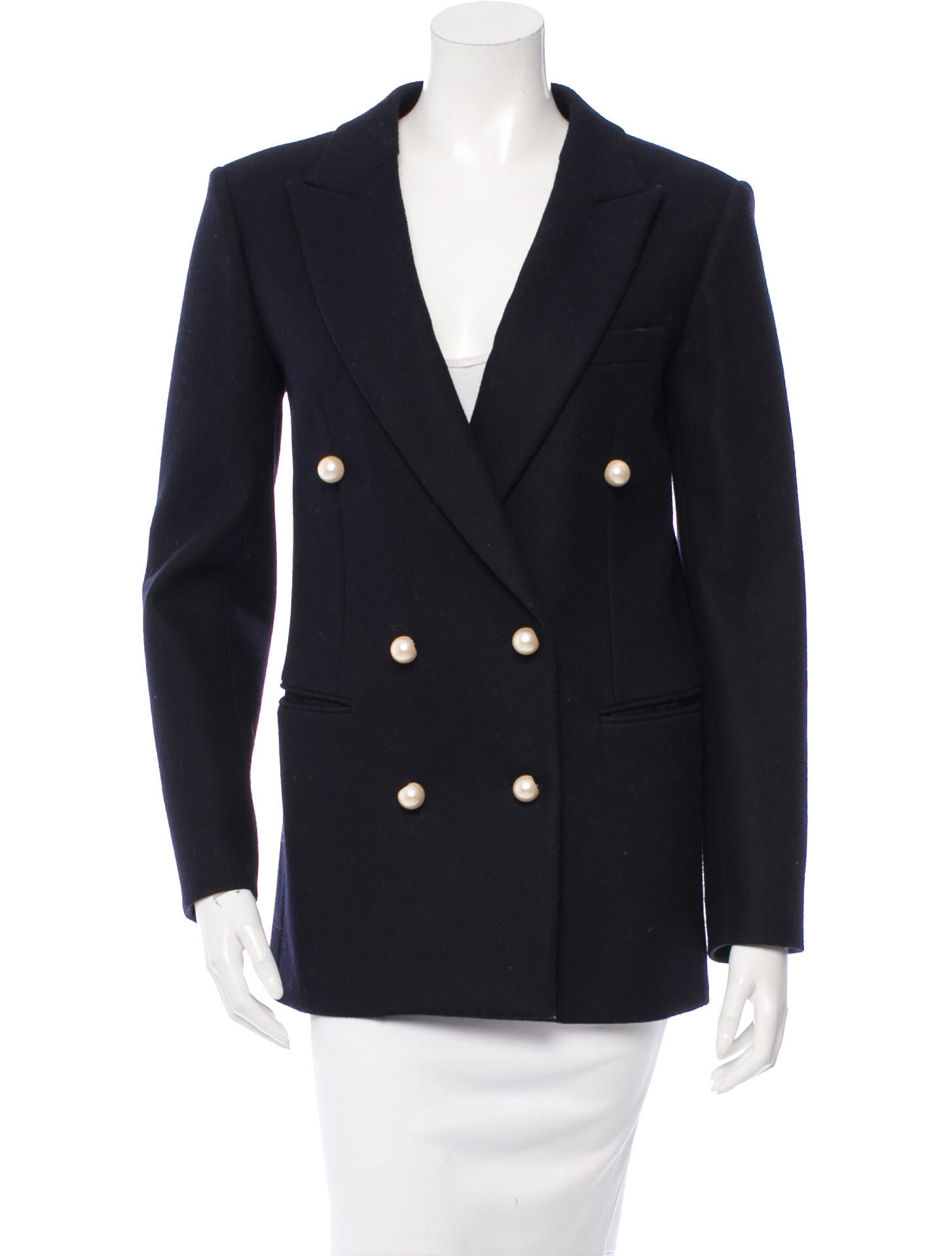 celine double breasted blazer