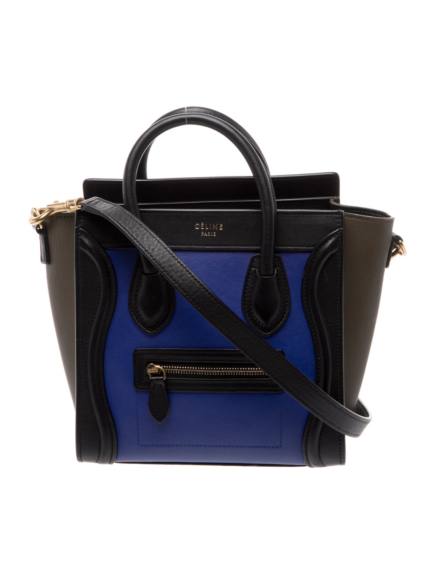 Celine Leather Luggage Nano