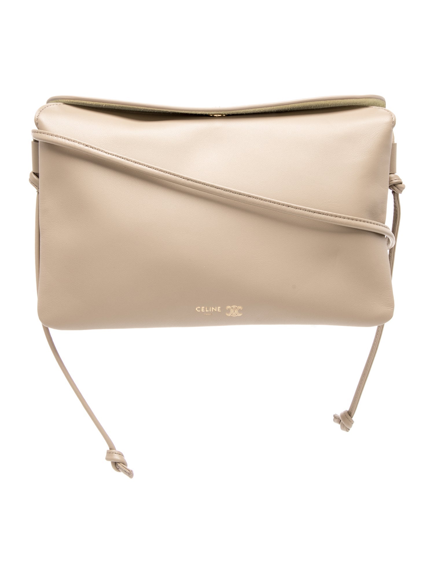 Celine Leather trio flap 2025