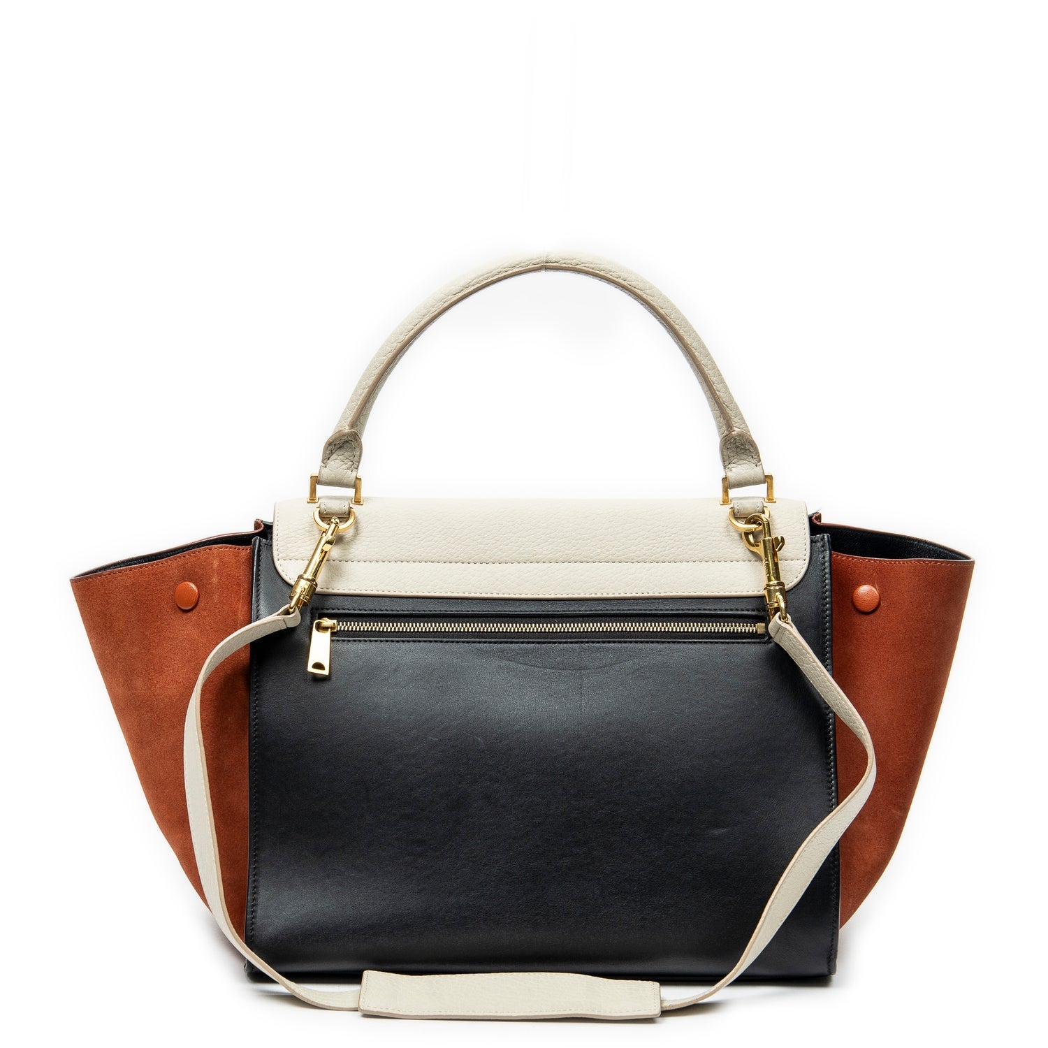 Celine Leather Medium Trapeze