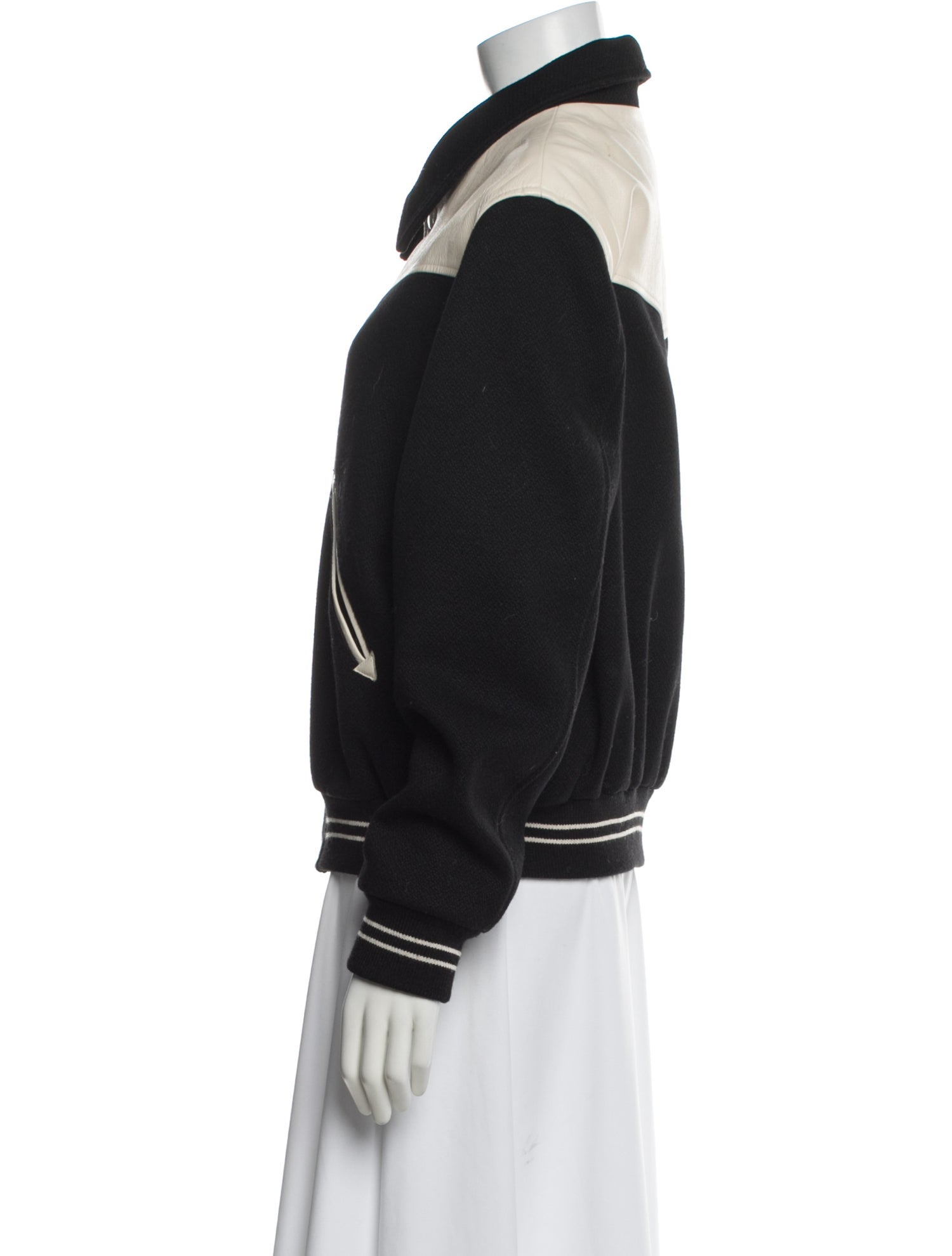 Celine Western Yoke Wool Varsity Jacket