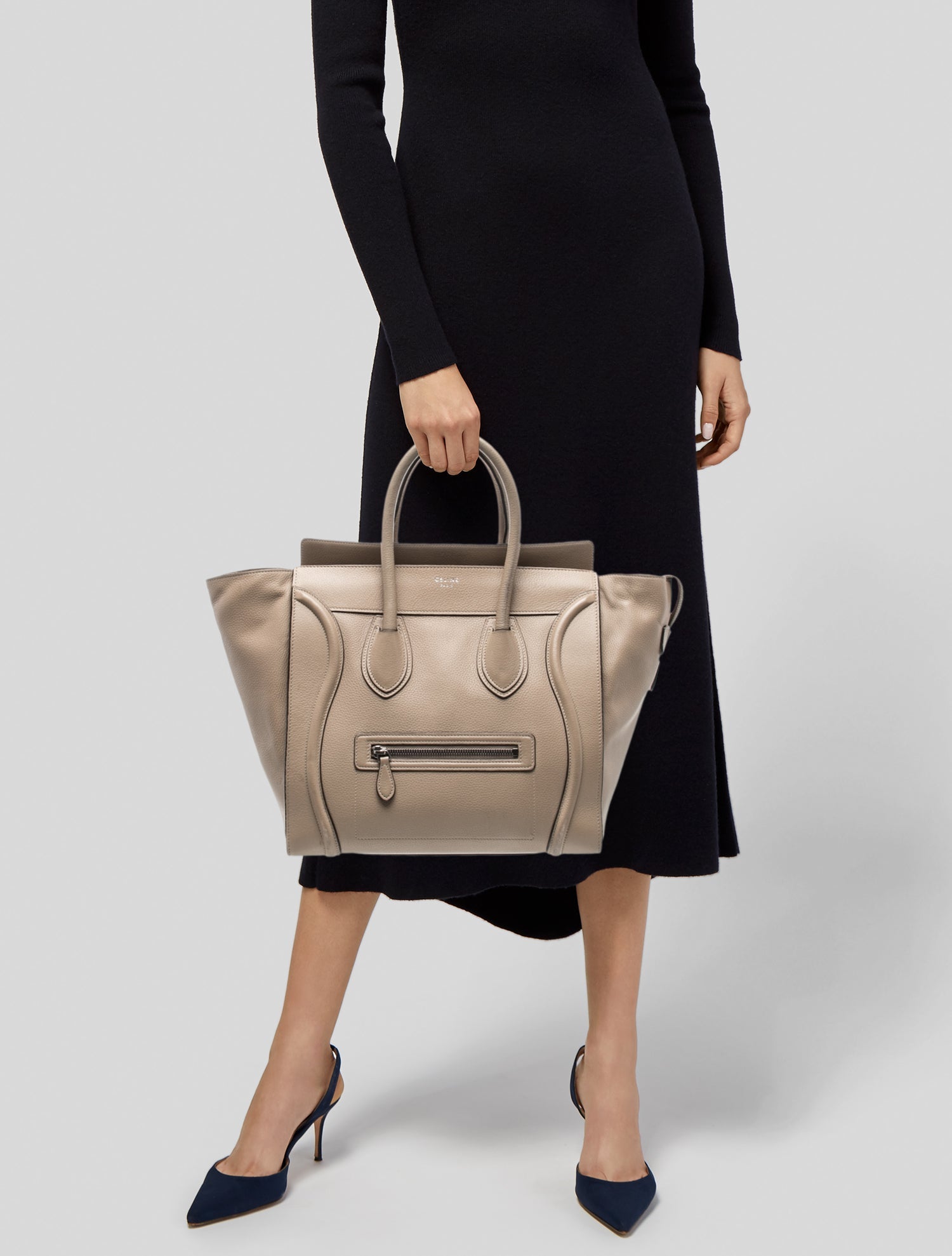 Celine Leather Luggage Mini