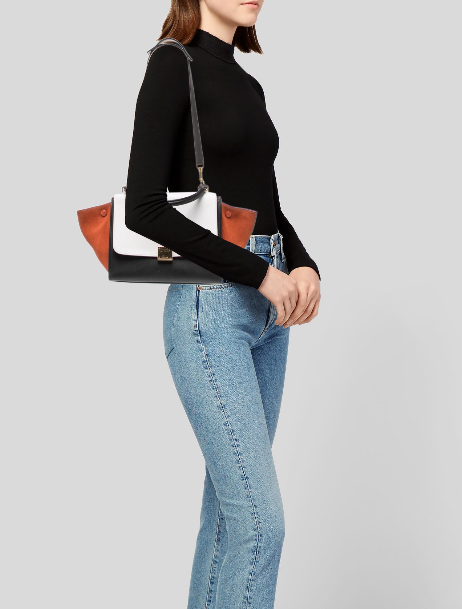 Celine Leather Trapeze Medium
