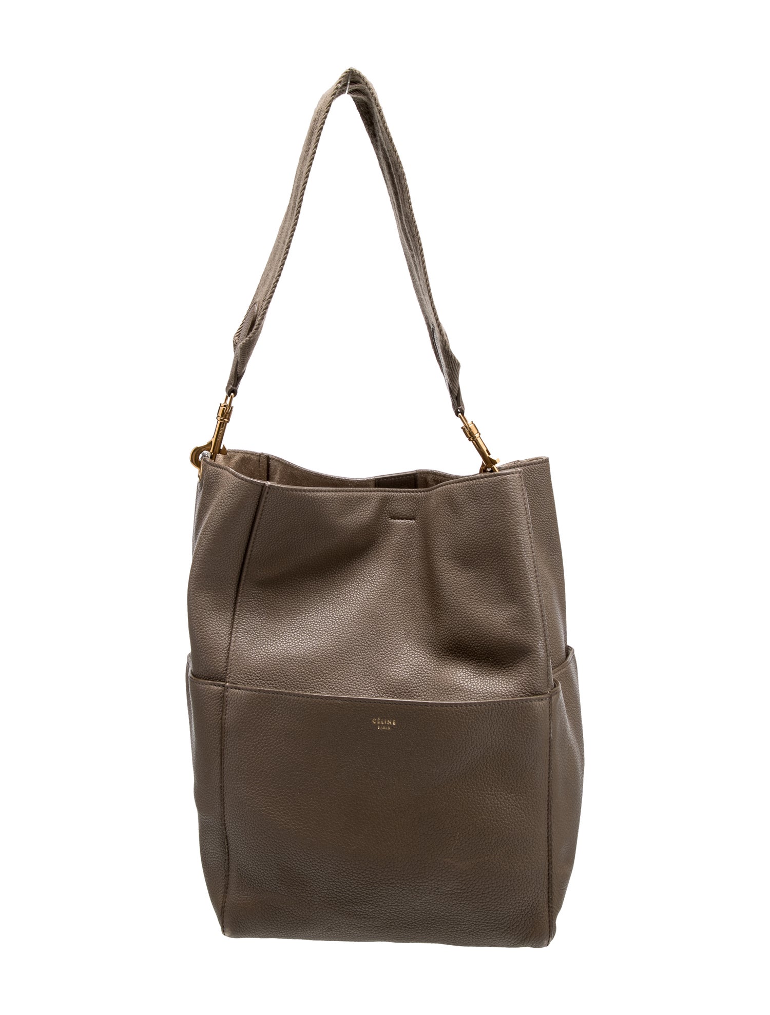 Celine Calfskin Seau Sangle Medium