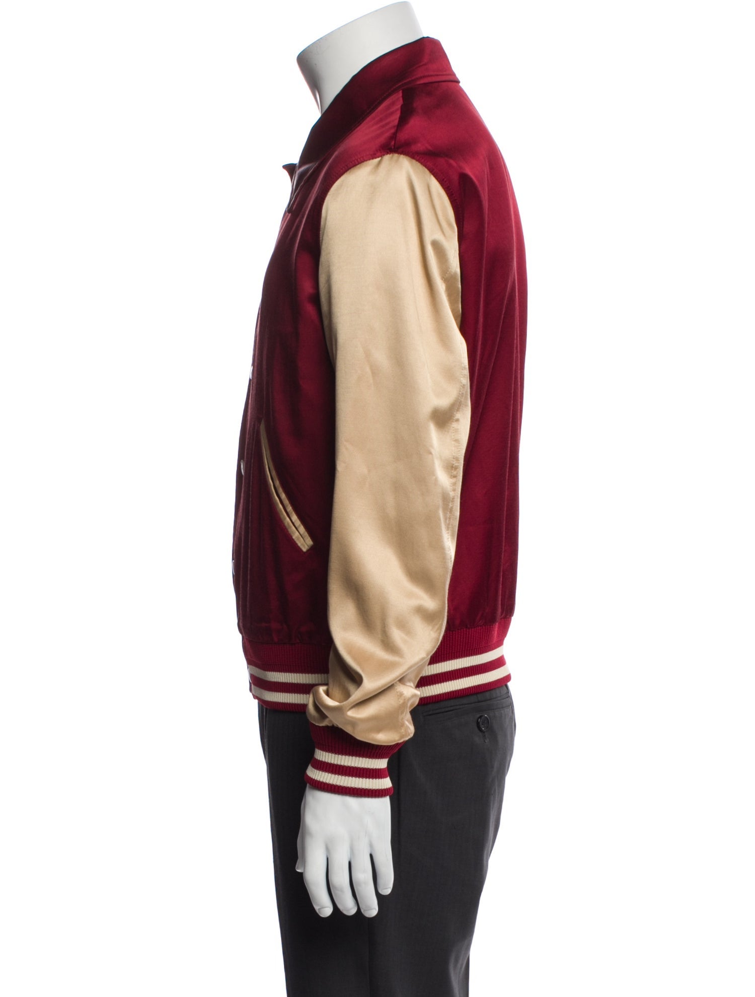 Celine 2019 Colorblock Pattern Varsity Jacket