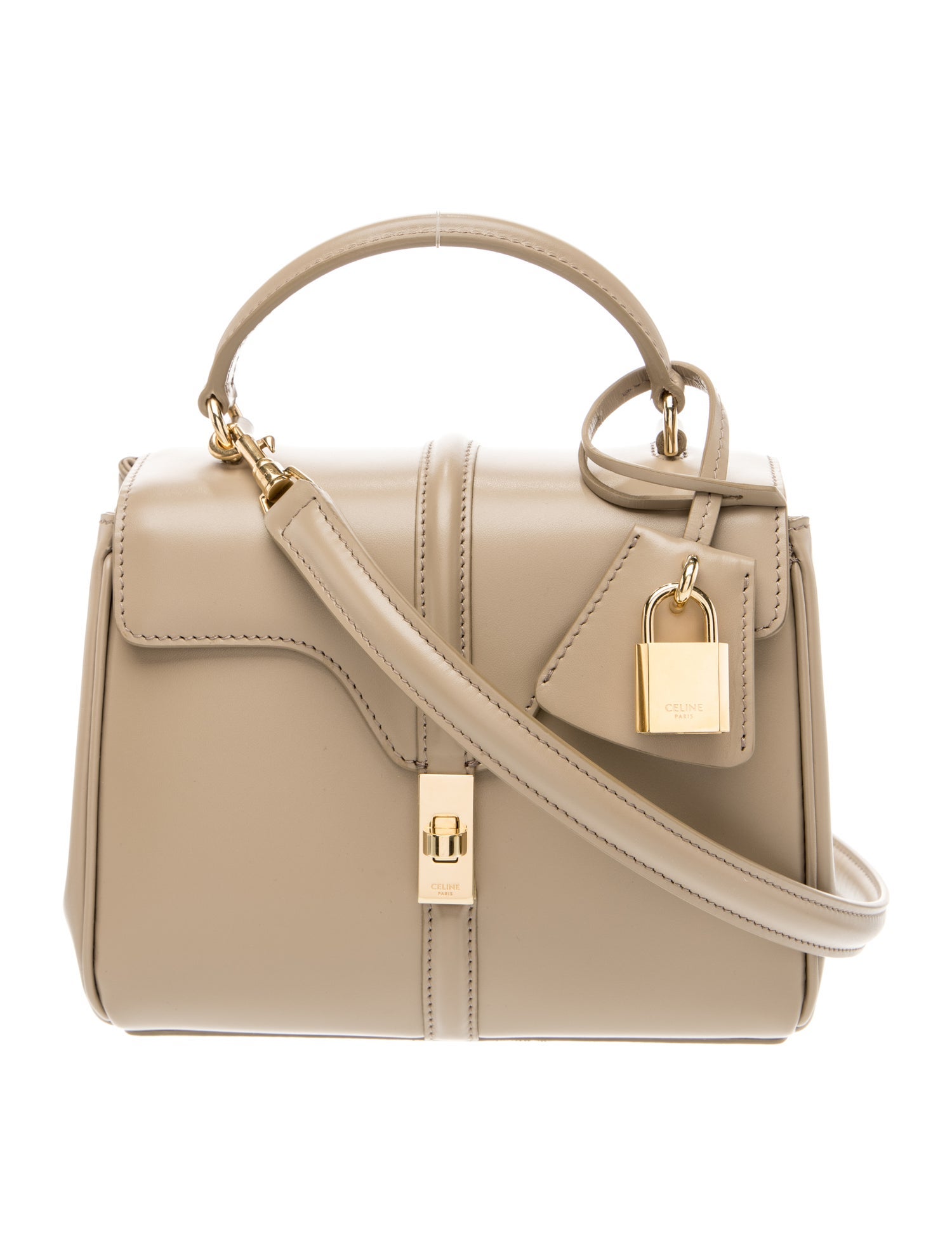 Celine Calfskin 16 Bag Mini