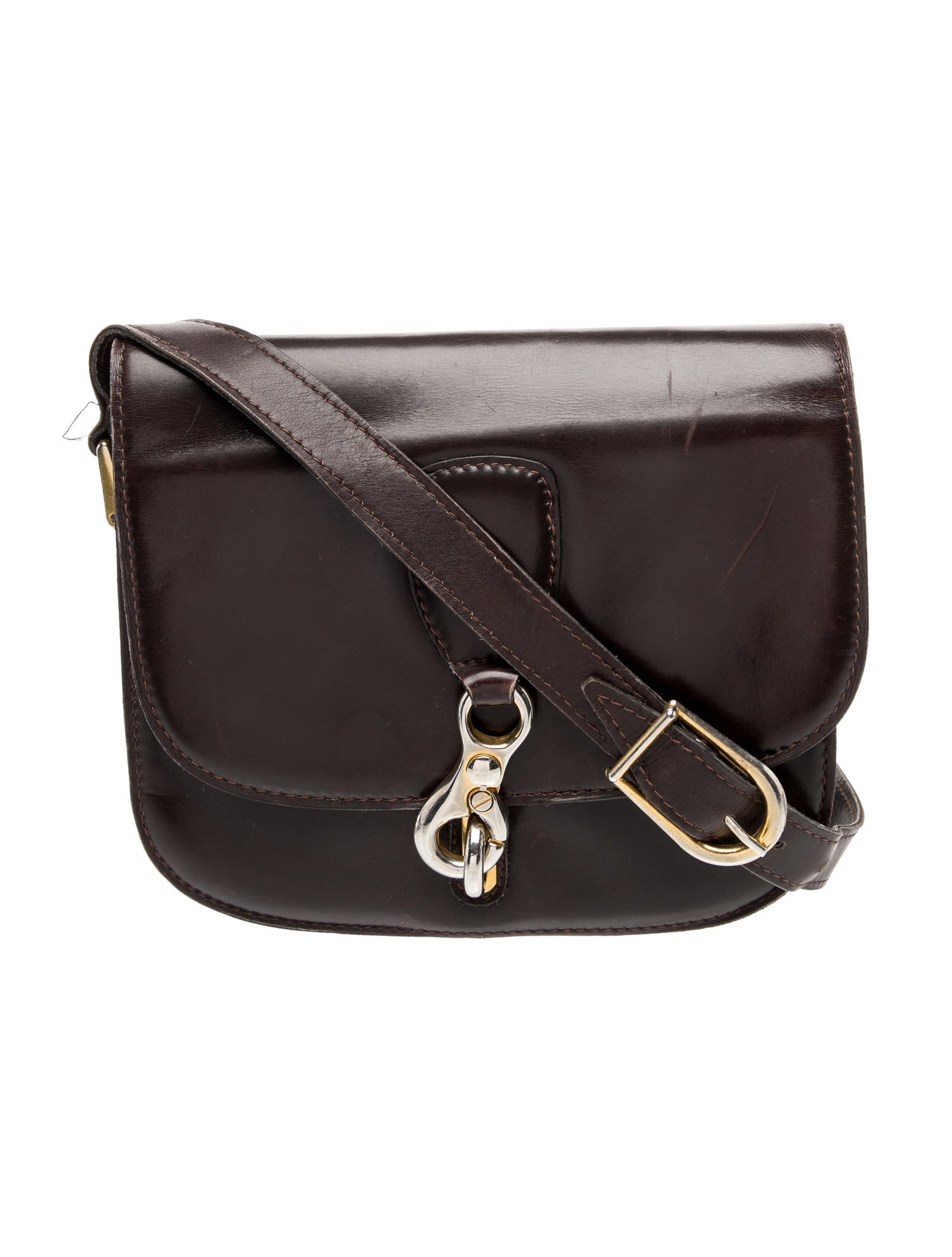 Celine Leather Shoulder Bag Vintage