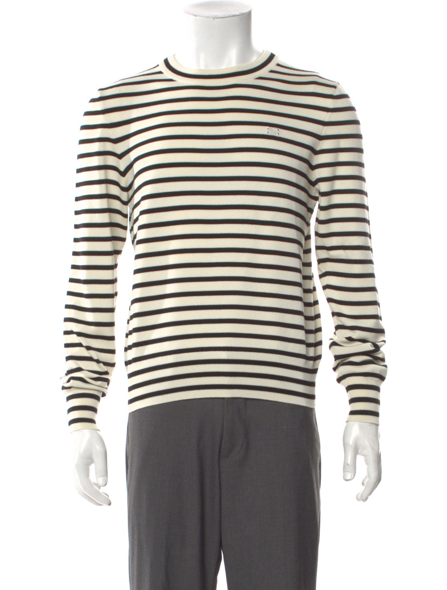 Celine Wool Striped Pullover