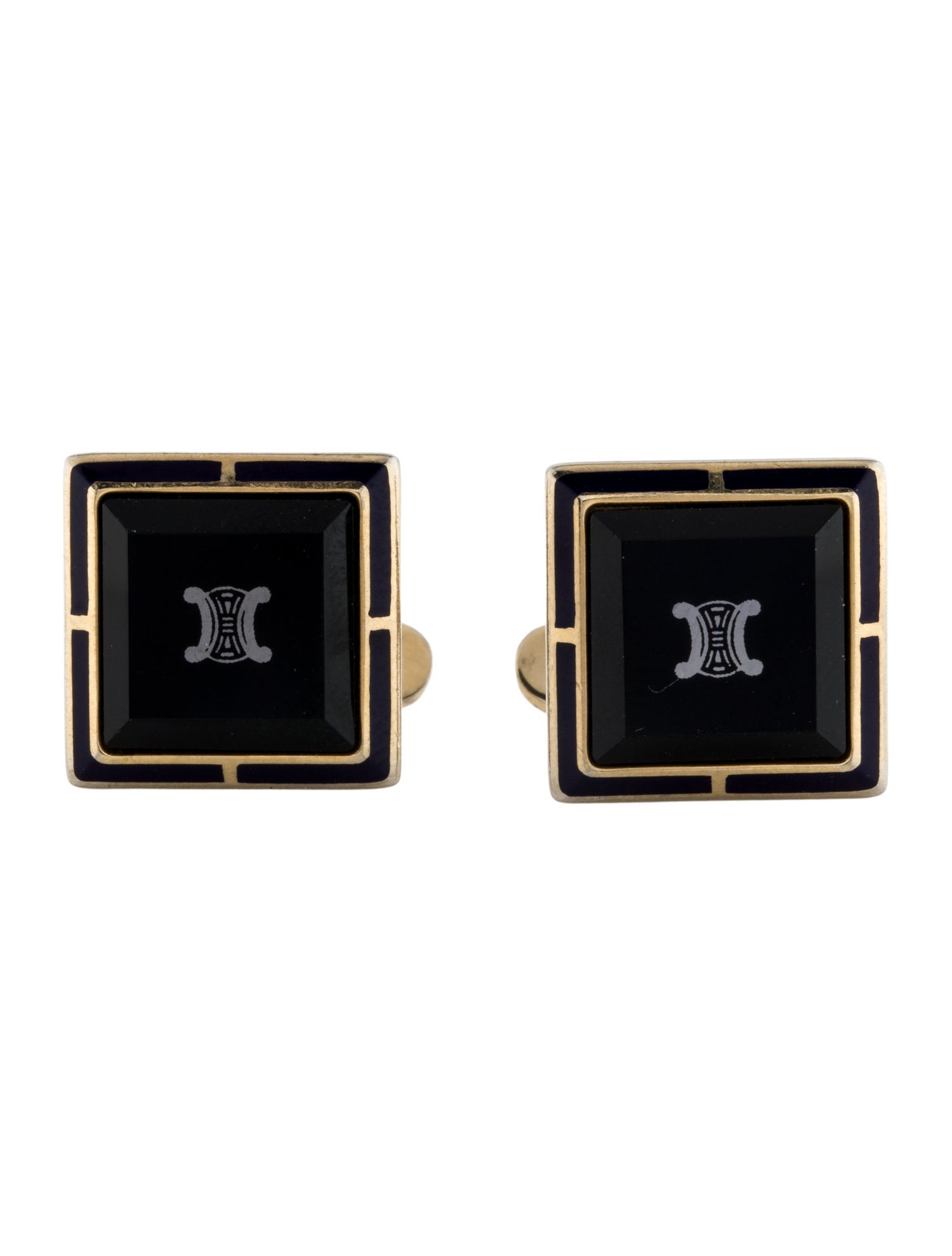 Celine Vintage Triomphe Cufflinks