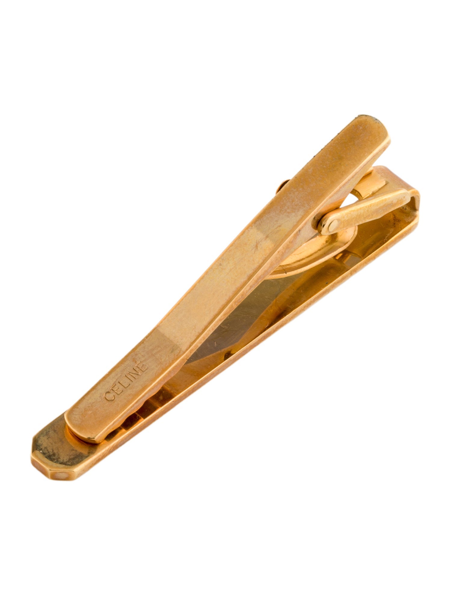 Celine Vintage Logo Tie Clip