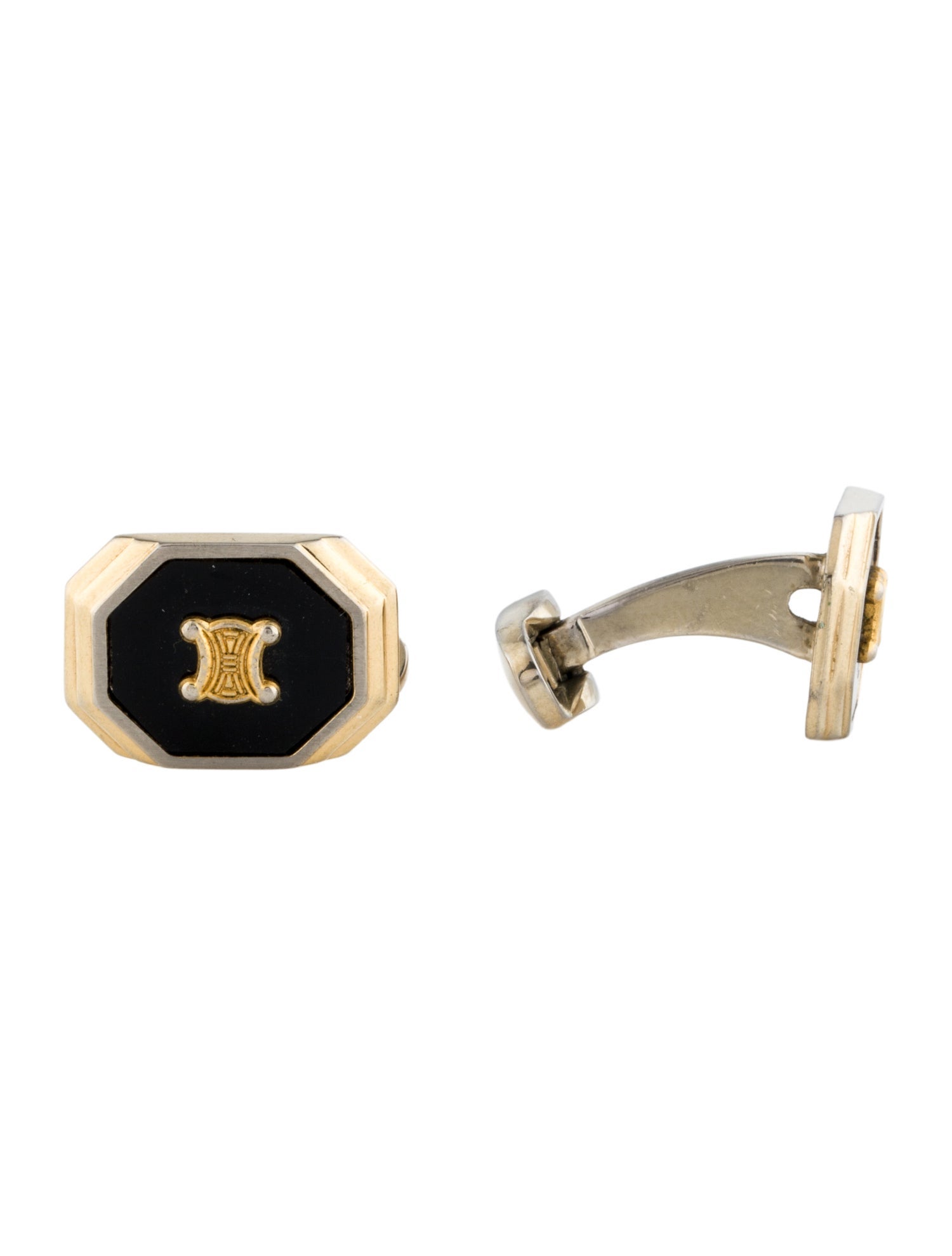 Celine Vintage Triomphe Cufflinks