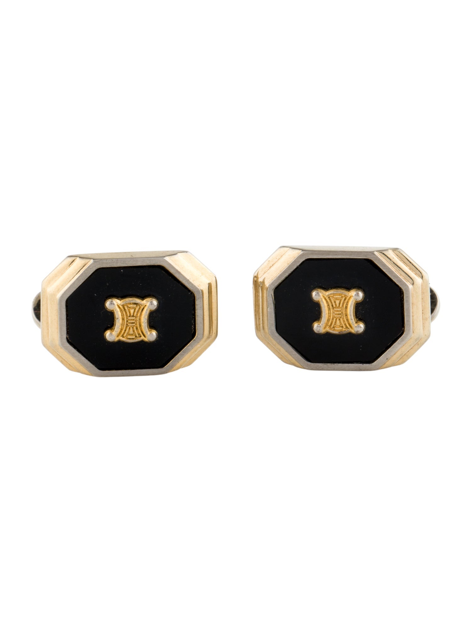 Celine Vintage Triomphe Cufflinks