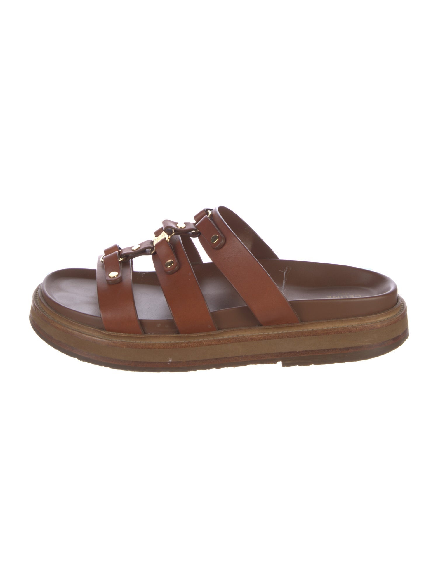 Celine Leather Slides