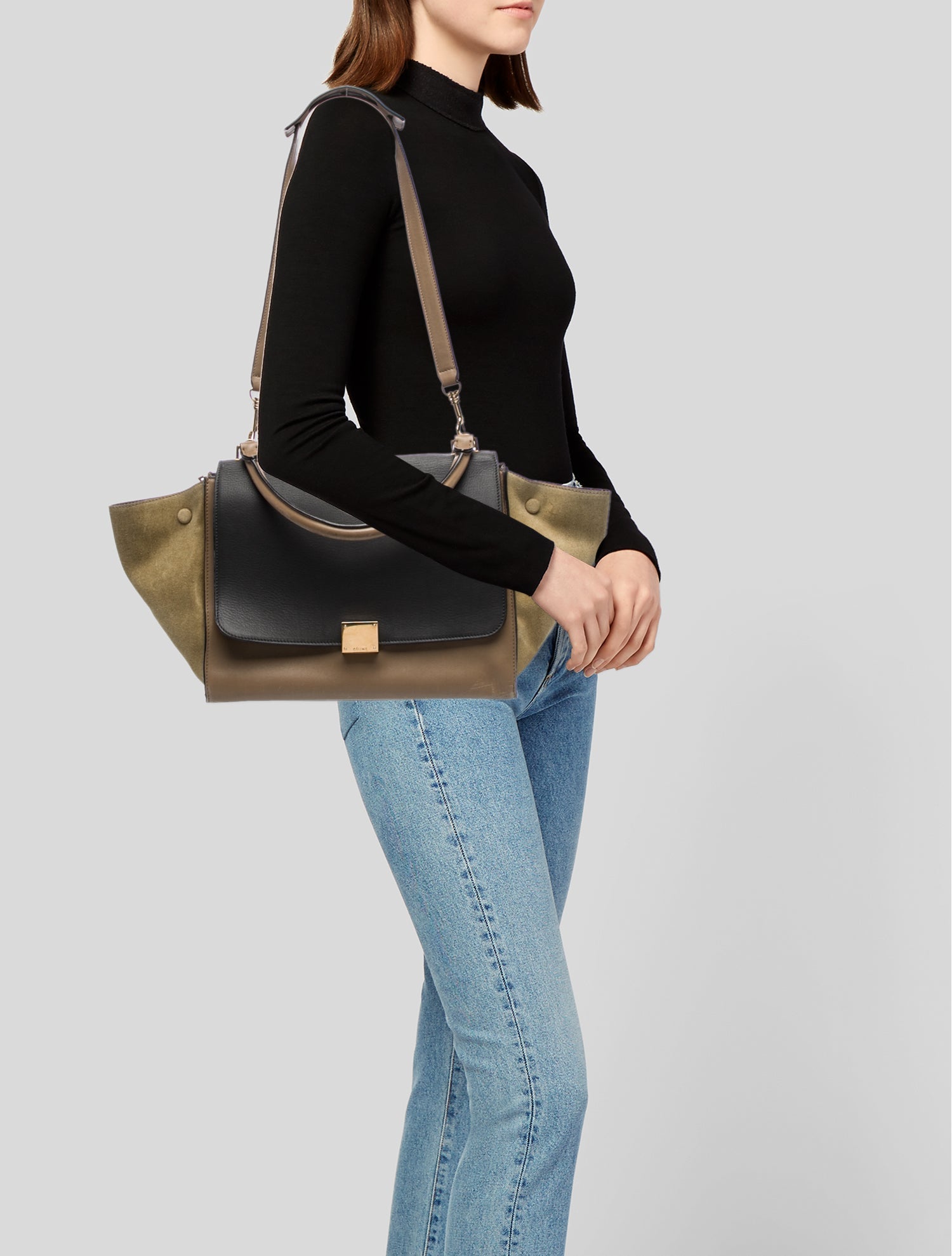 Celine Leather Trapeze Medium