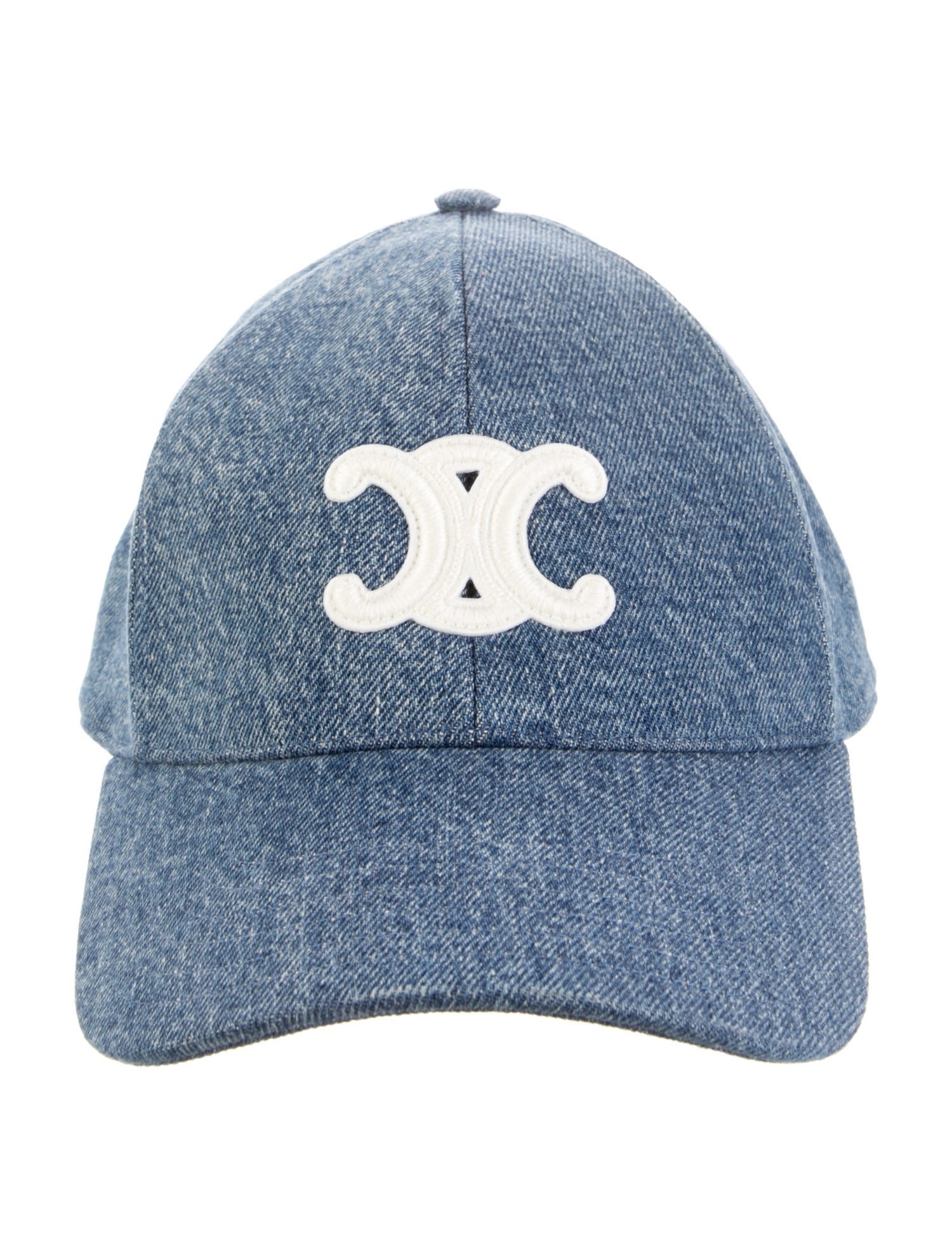 Celine Triomphe Denim Baseball Cap