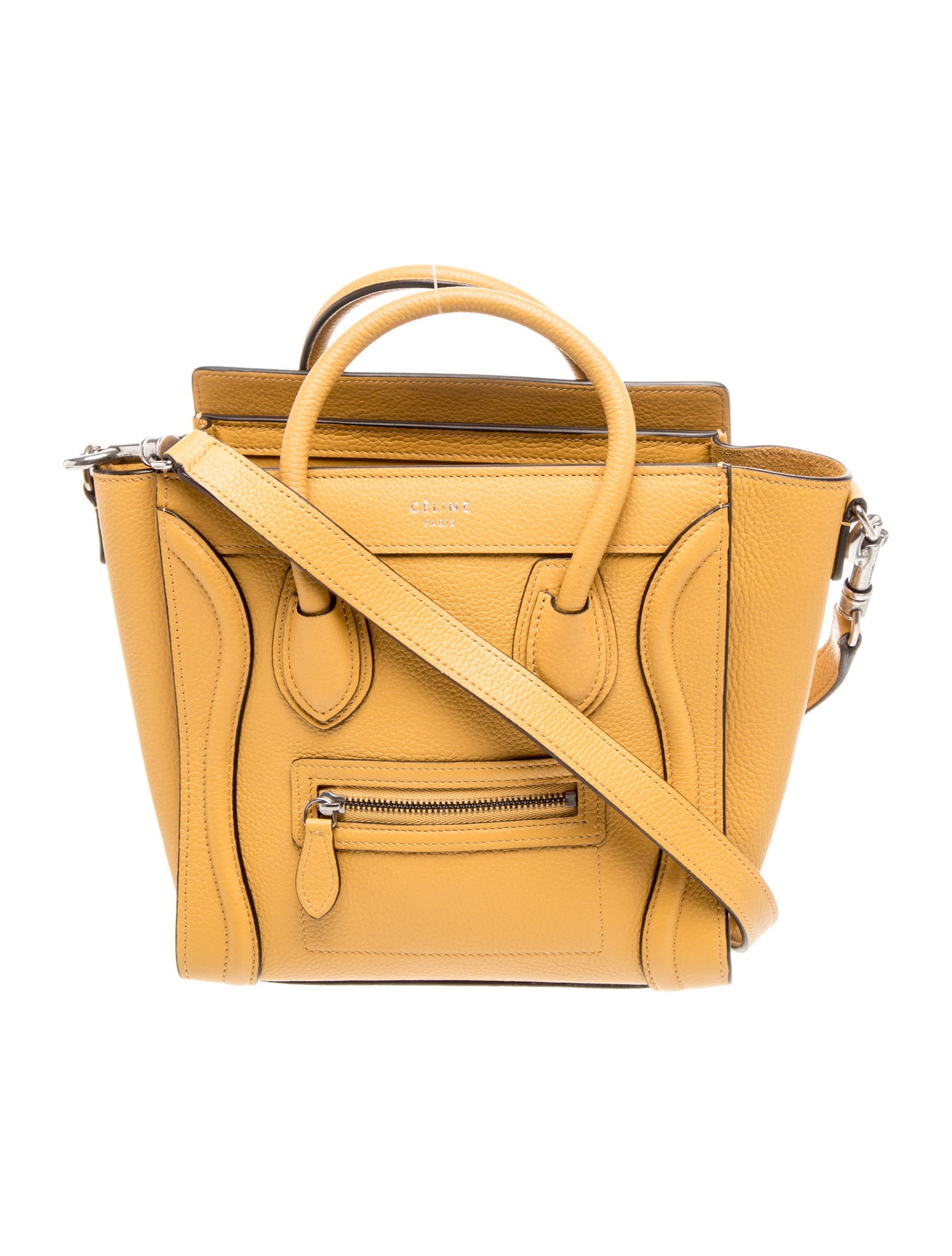 Celine Leather Luggage Nano