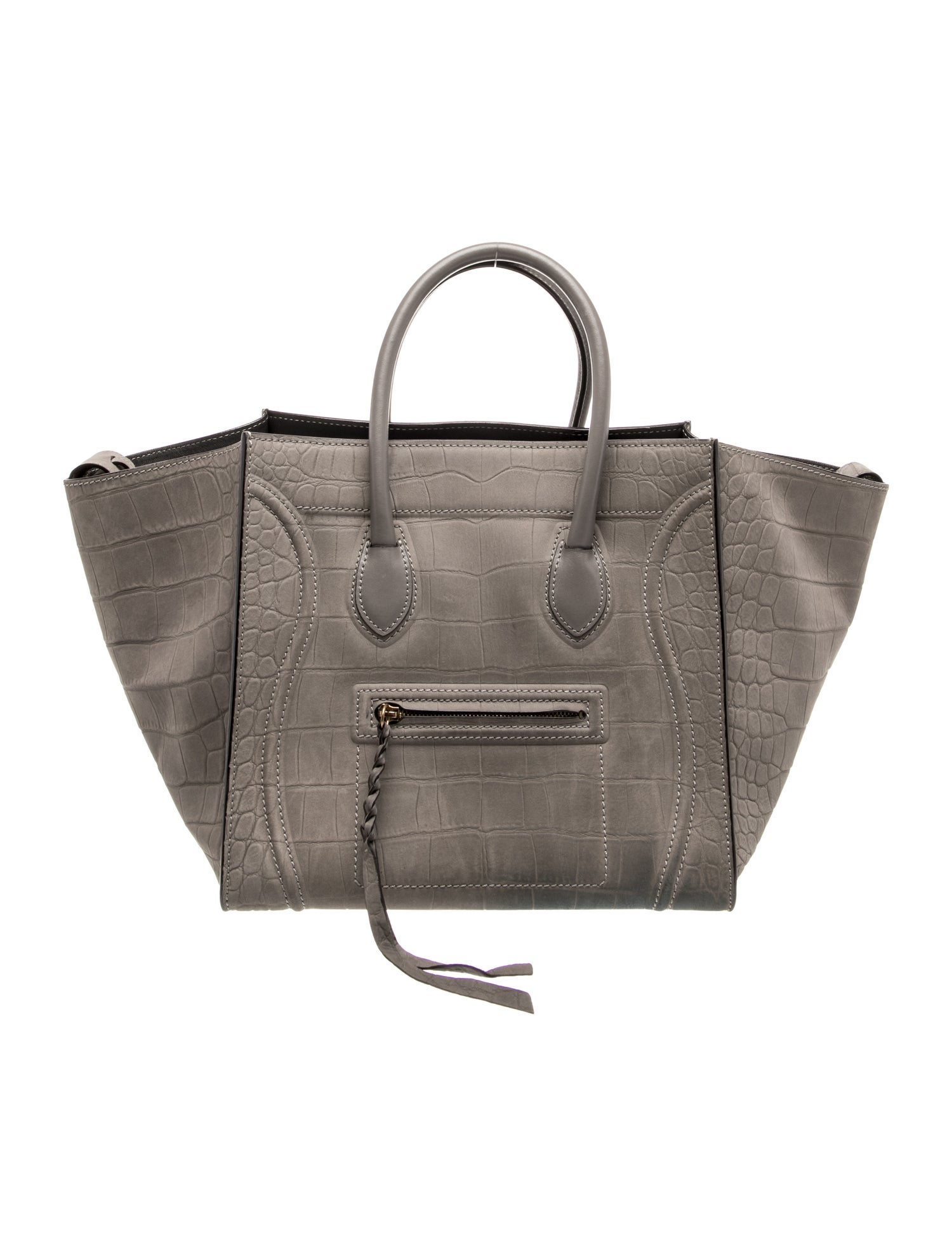 Celine Leather Luggage Phantom Medium