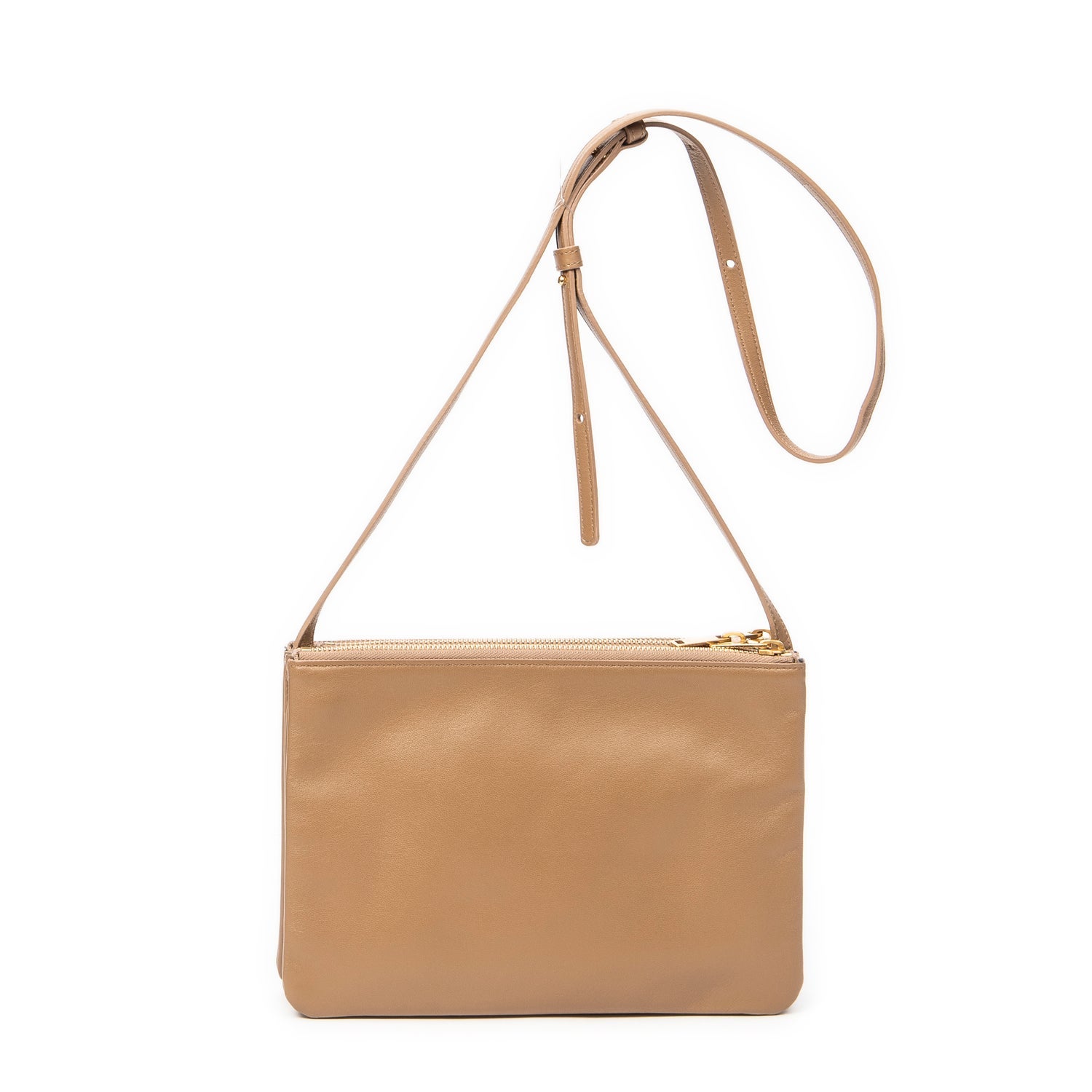 Celine Leather Large Trio Crossbody