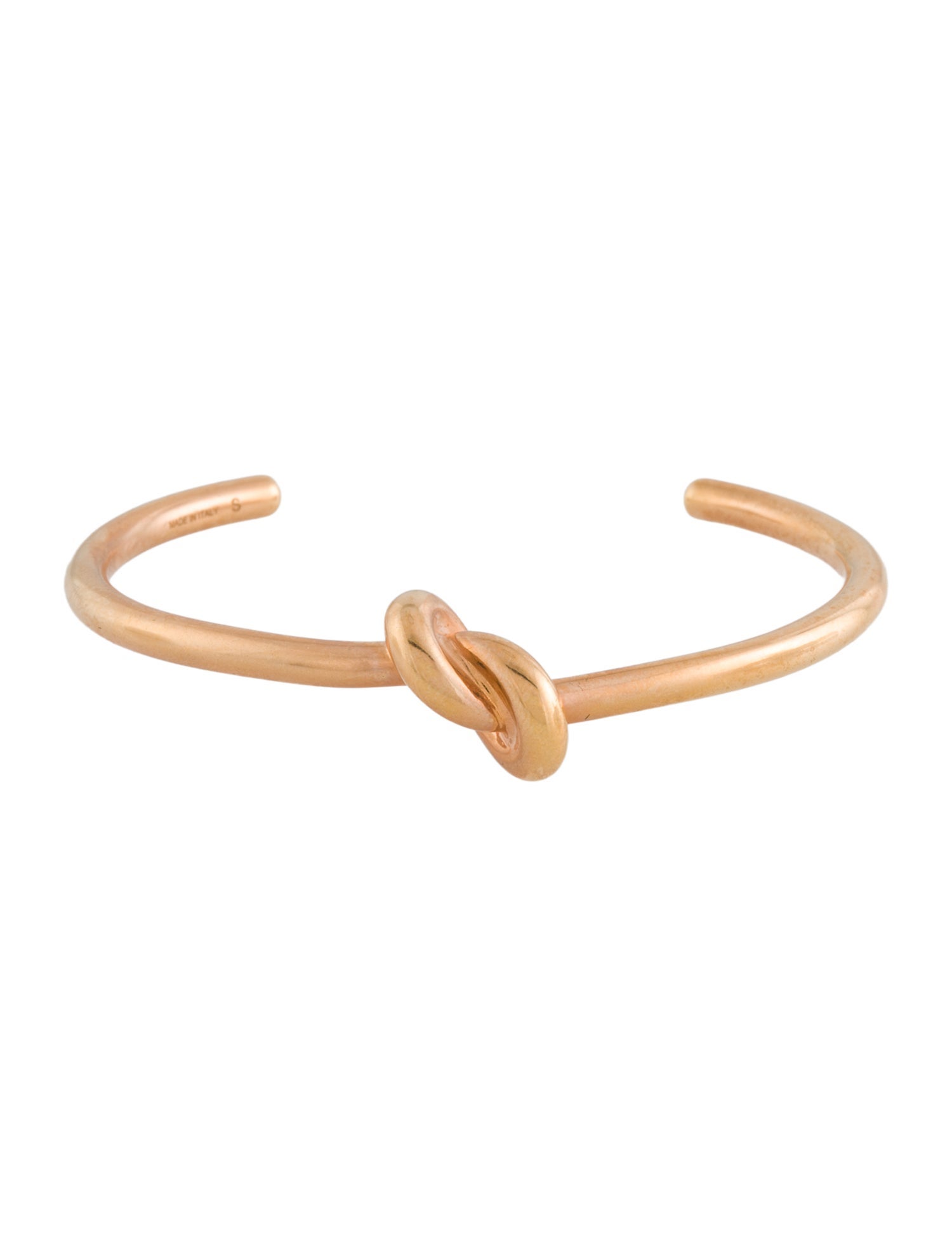 Celine Knot Extra-Thin Cuff Bracelet