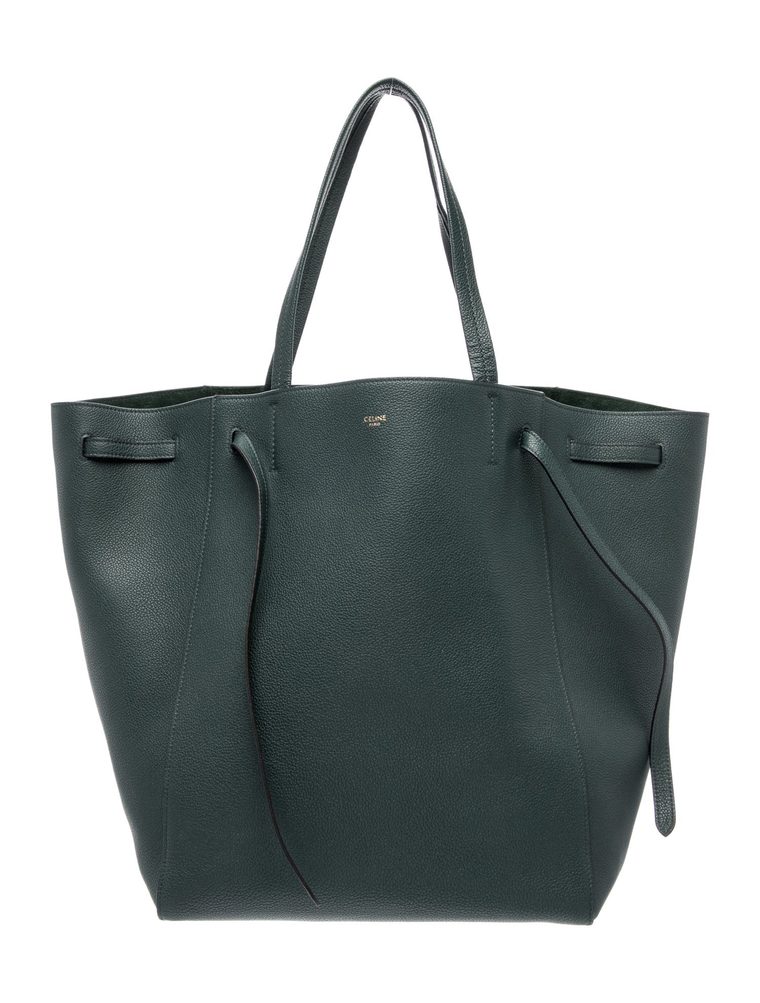 Celine Leather Cabas Phantom w/Belt Medium