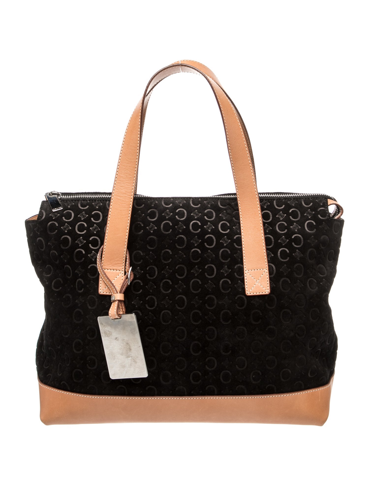 Celine Suede Top Handle Bag