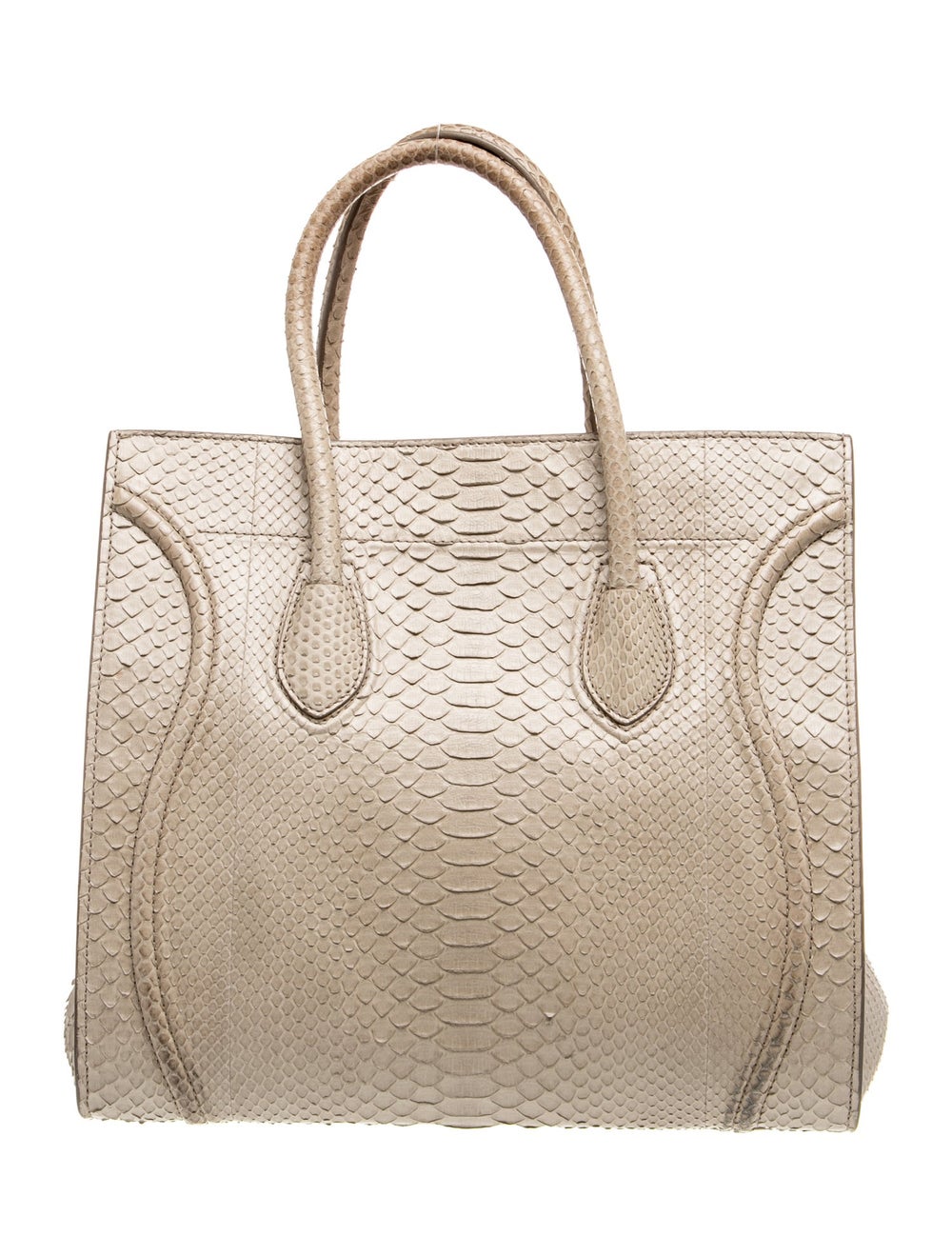 Celine Python Luggage Phantom Medium - image 4