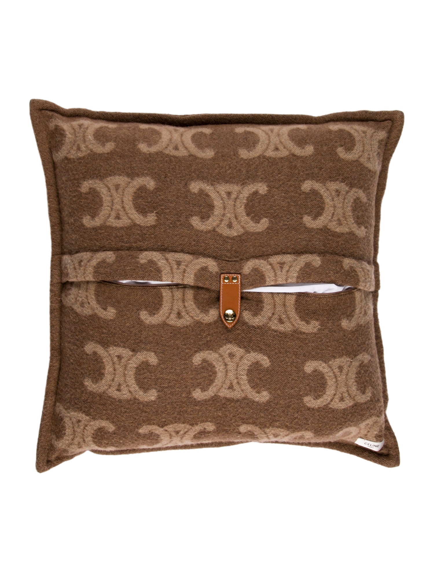 Celine Triomphe Throw Pillow