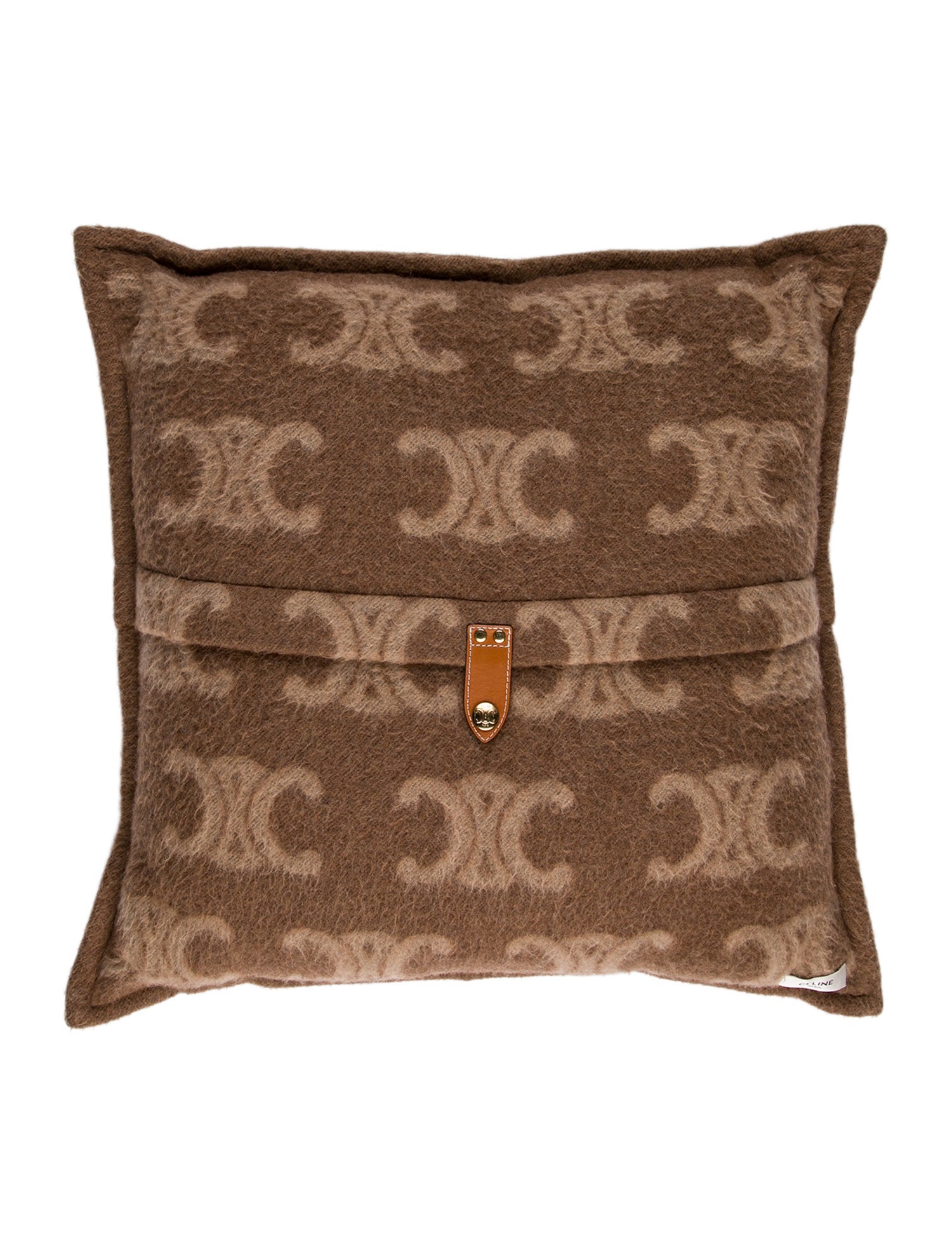 Celine Triomphe Throw Pillow