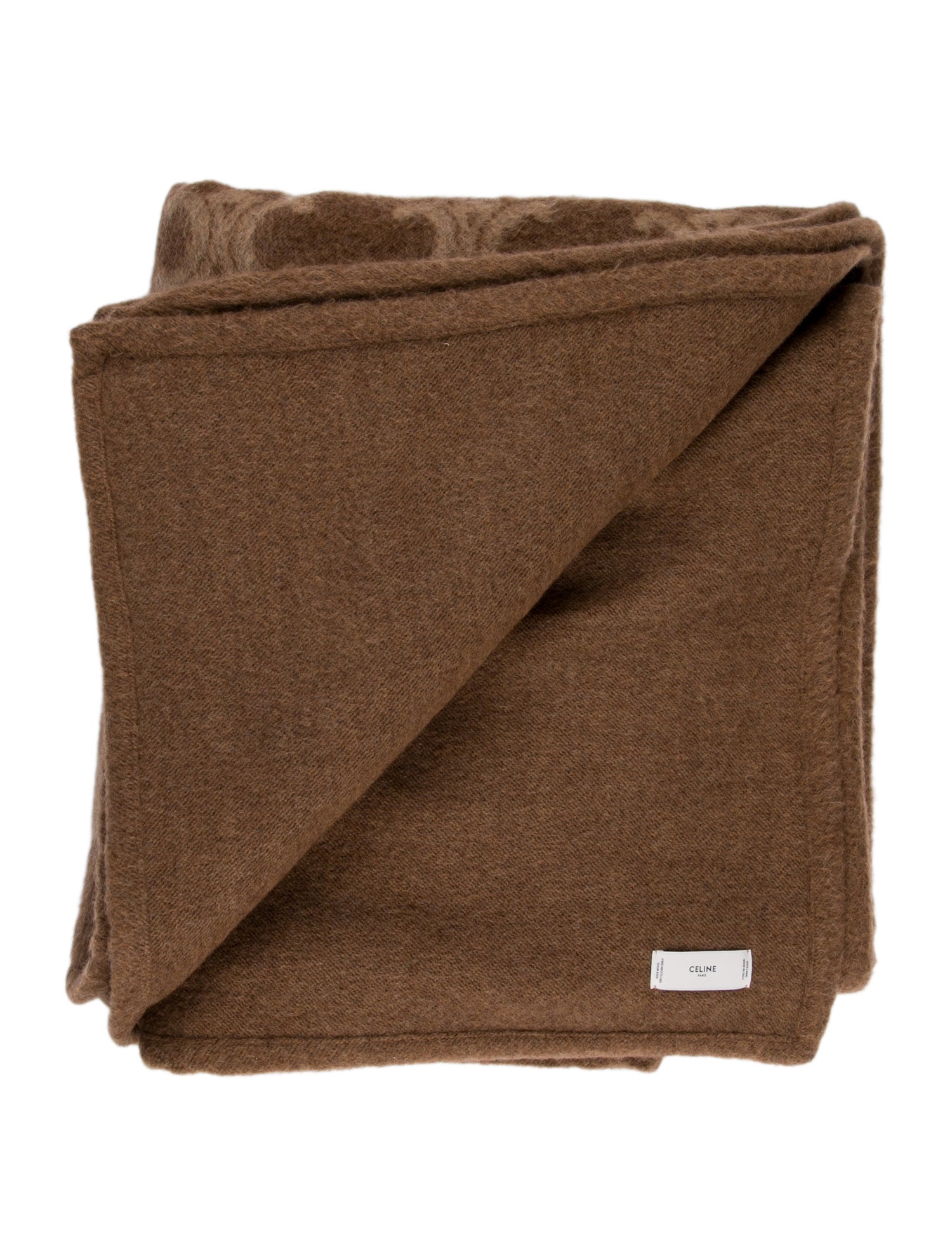 Celine Wool Triomphe Throw Blanket
