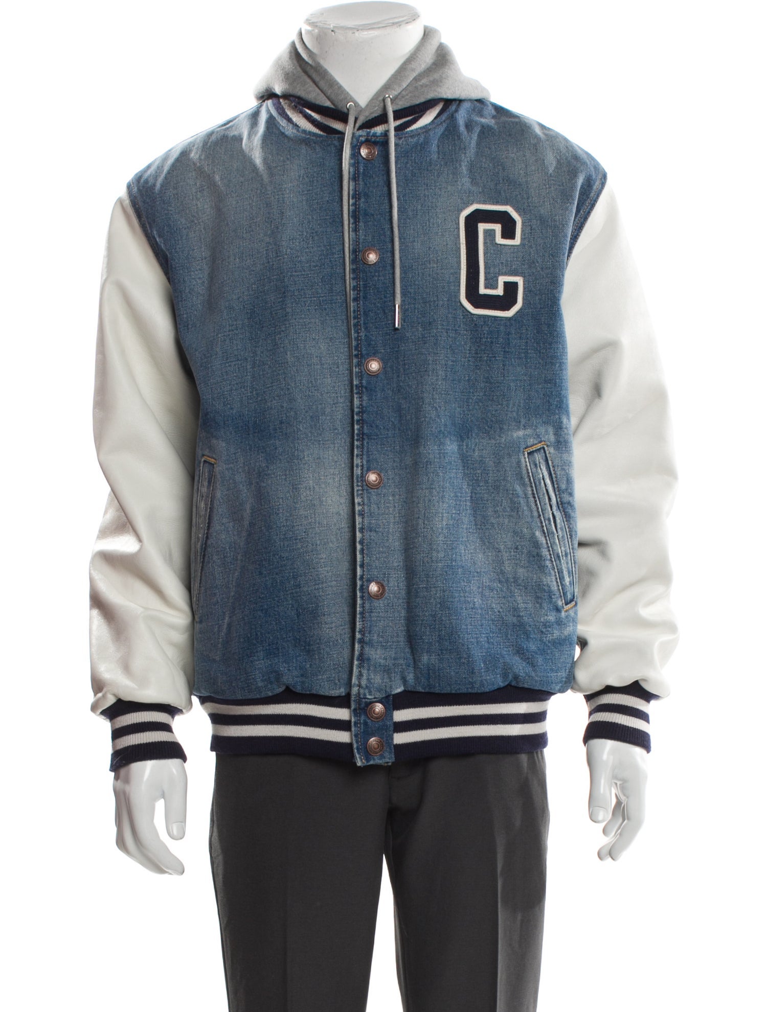 Celine Striped Varsity Jacket