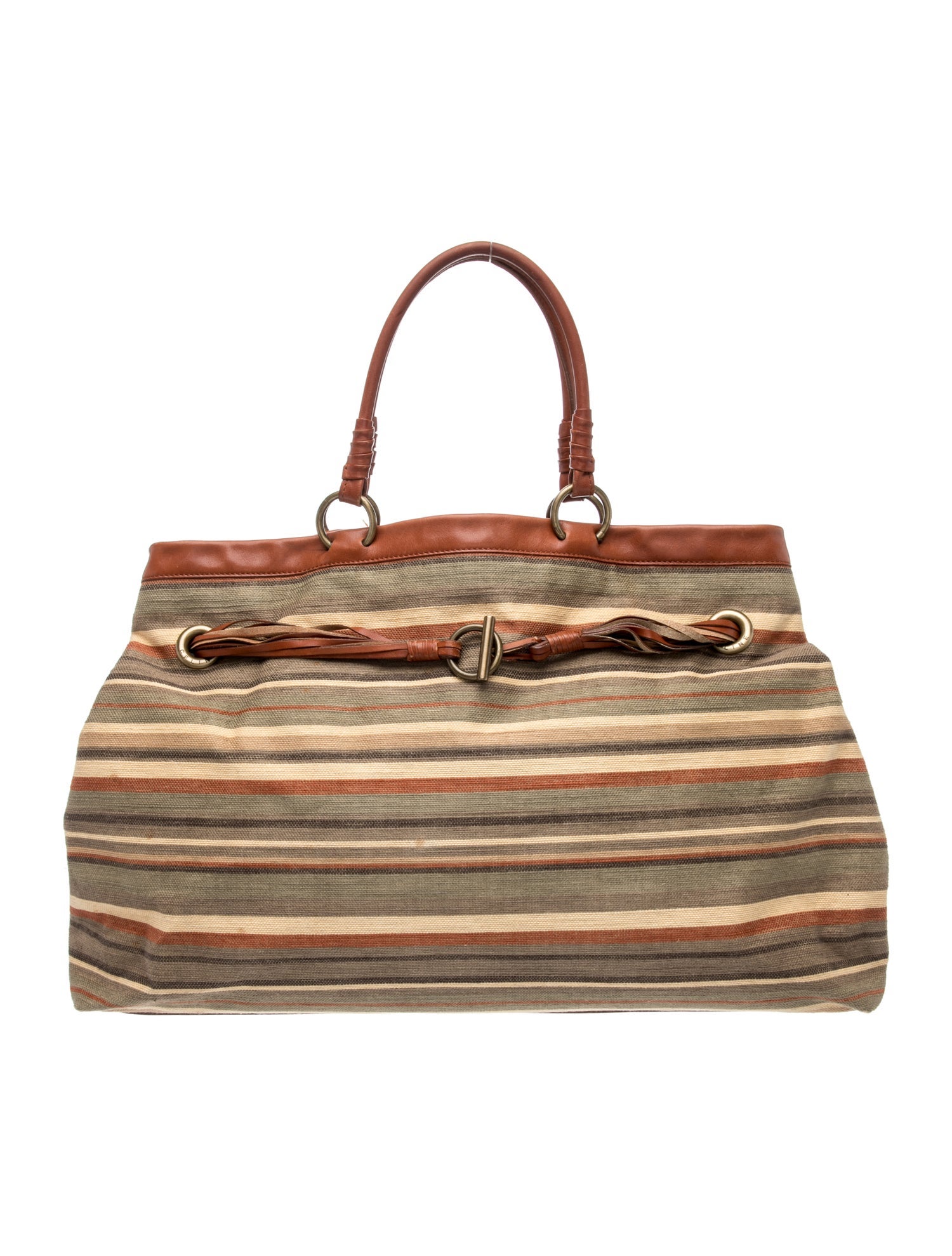 Celine Canvas Shoulder Bag Vintage