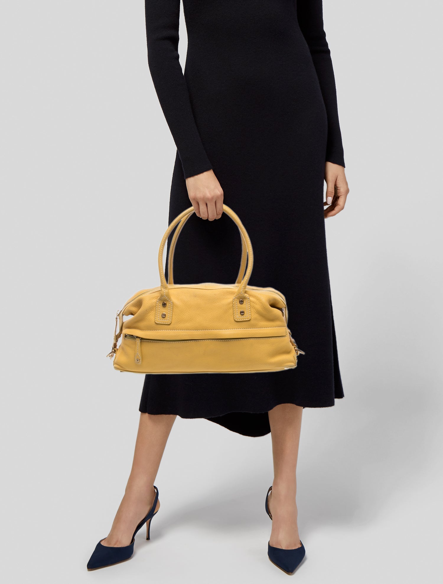 Celine Leather Shoulder Bag