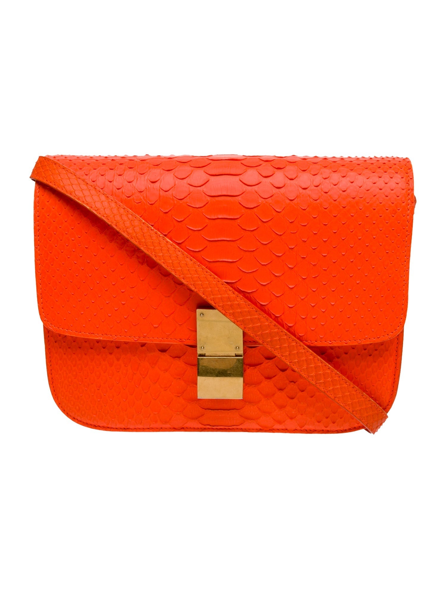 Celine Snakeskin Classic Medium