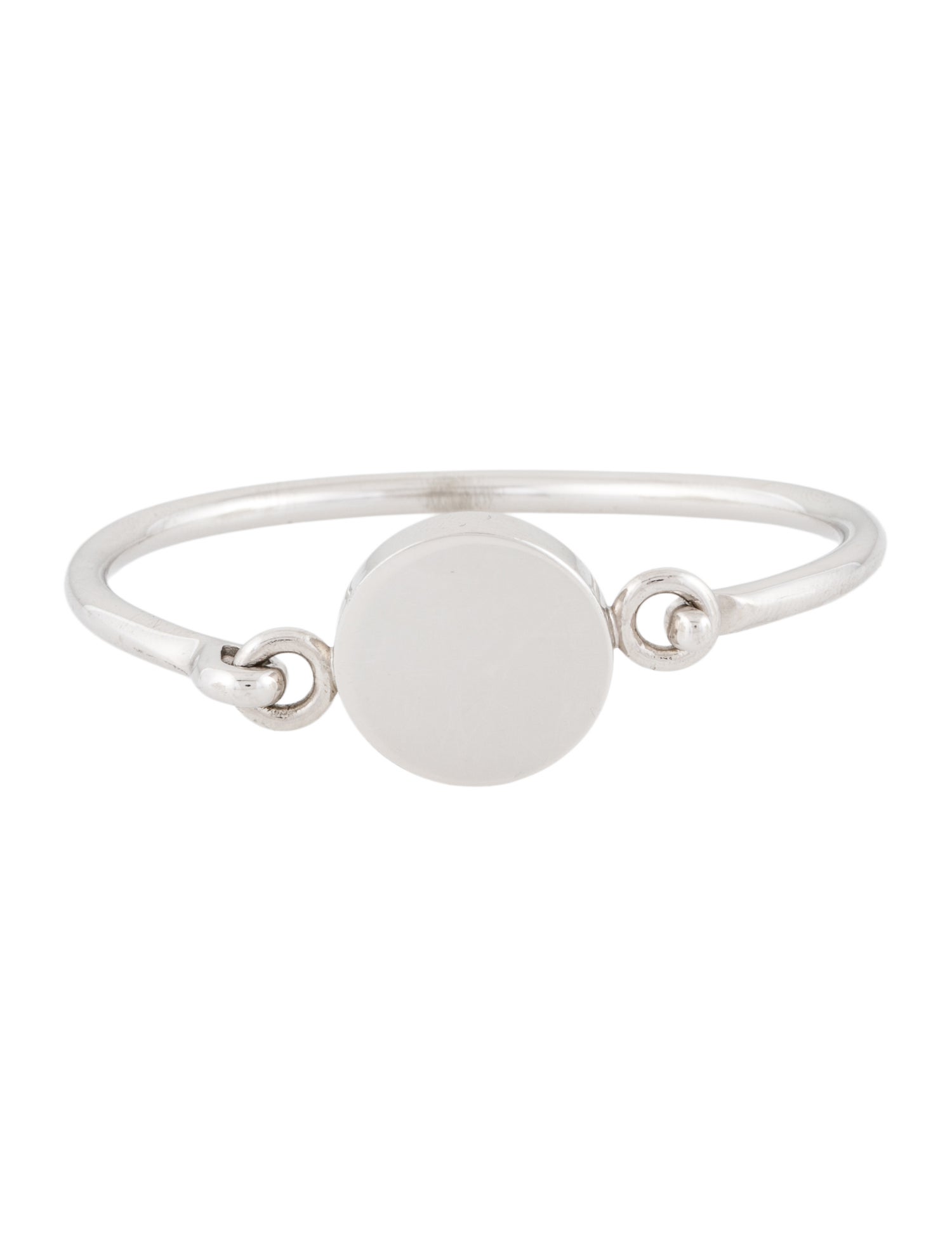 Celine Coin Hinged Bangle Bracelet