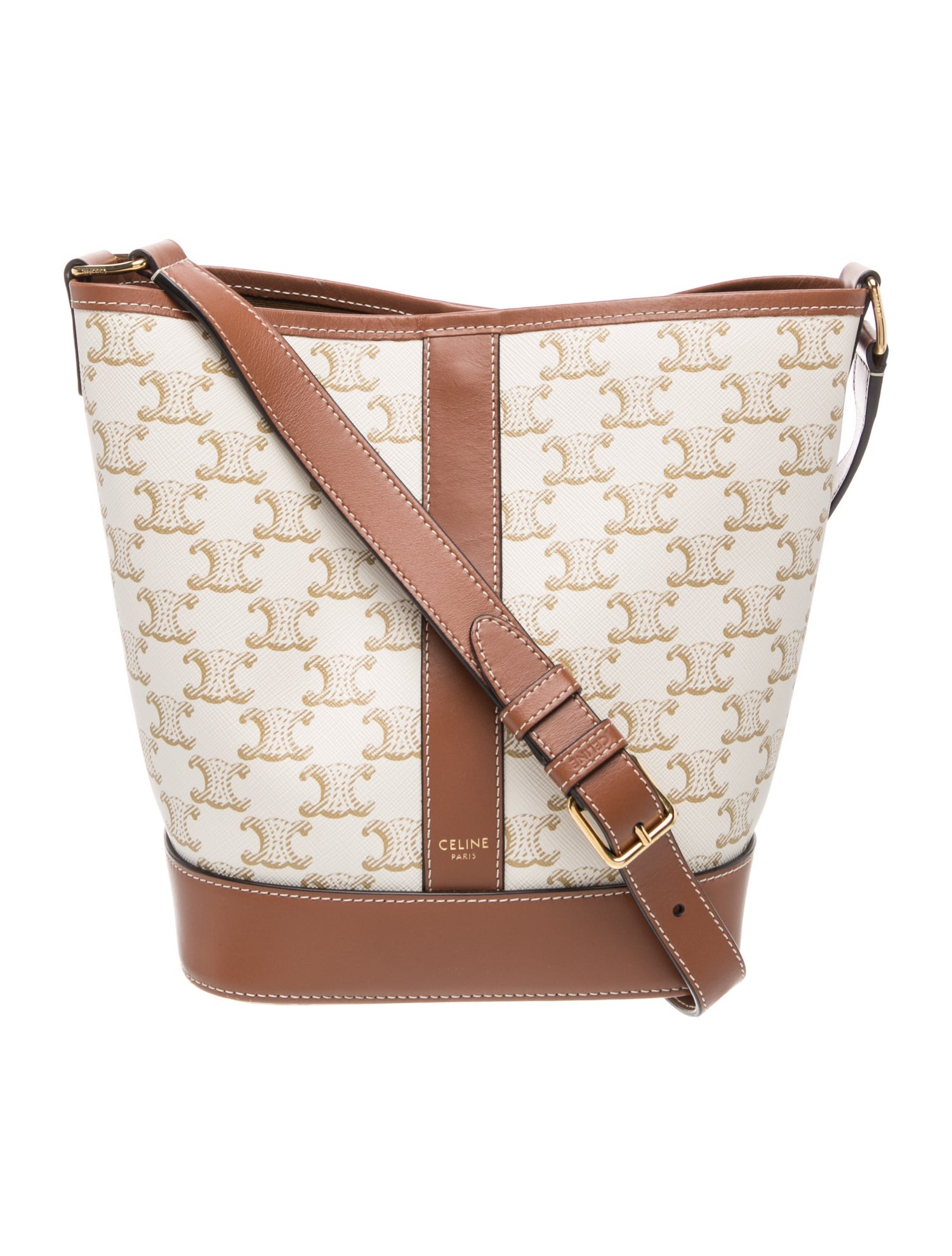Celine Triomphe Bucket Bag Small