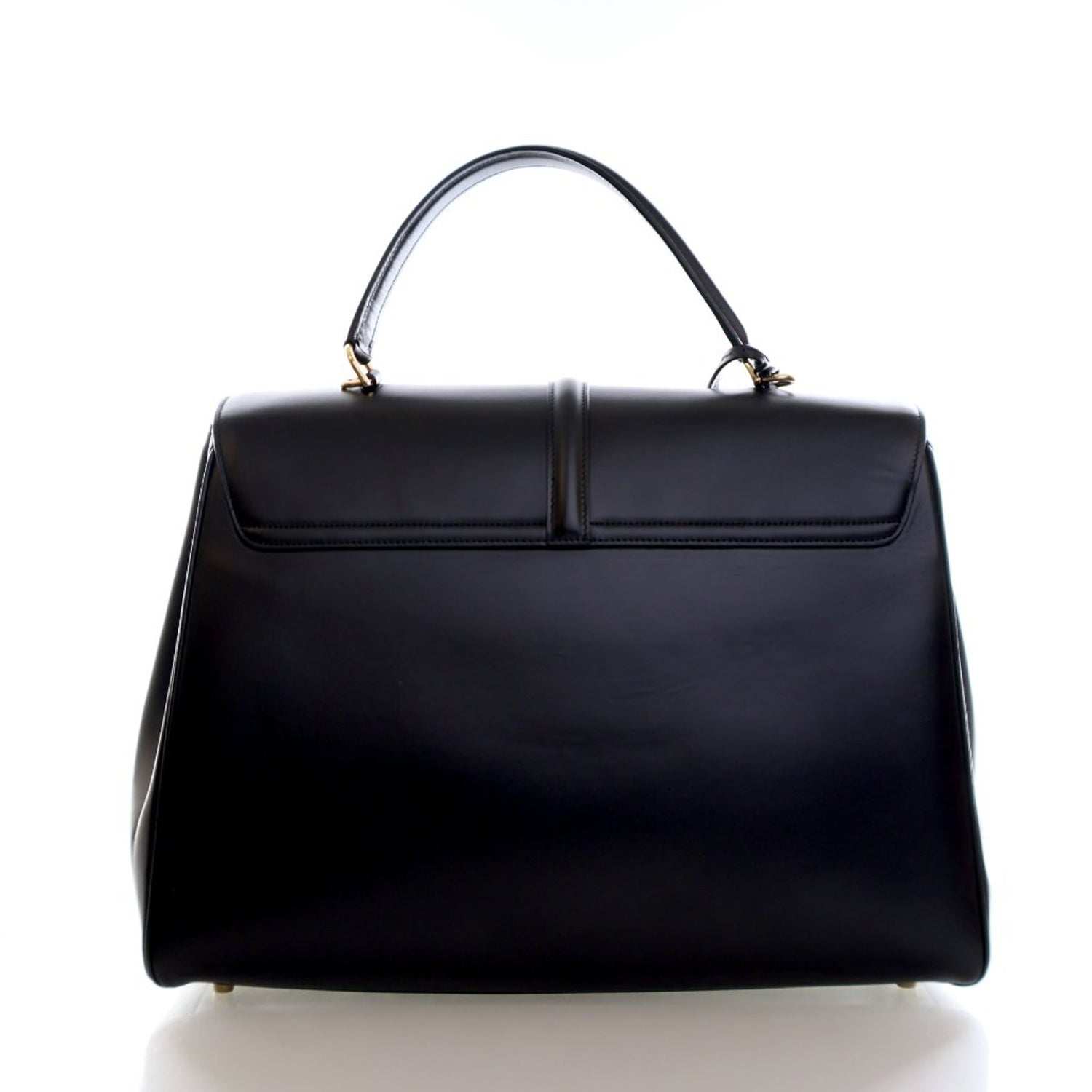 Celine Calfskin 16 Top Handle Bag Large