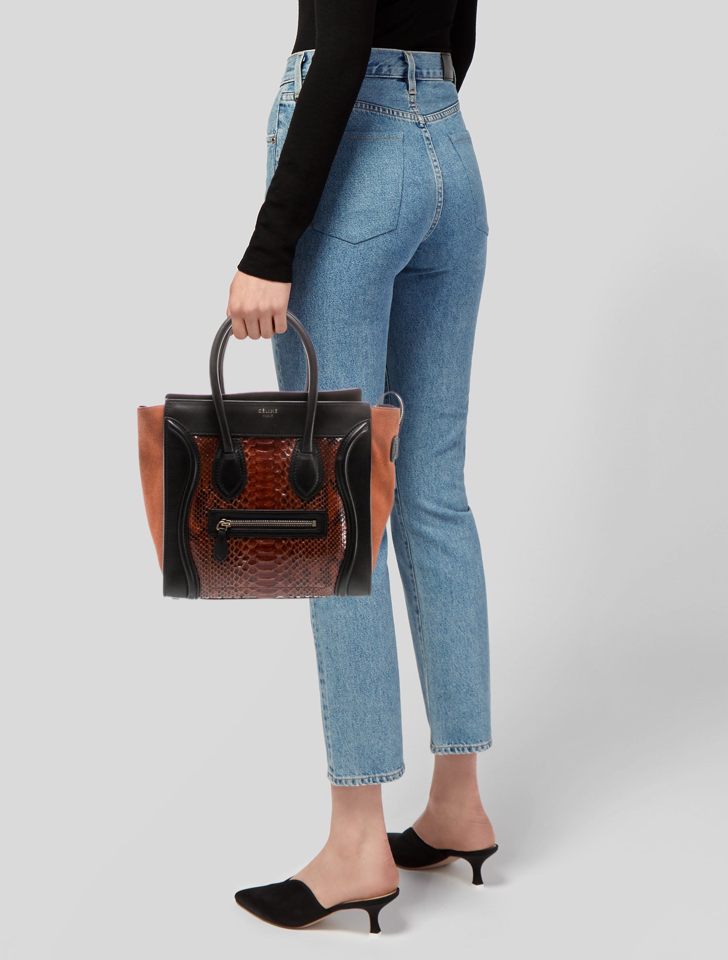 Celine Python Luggage Mini