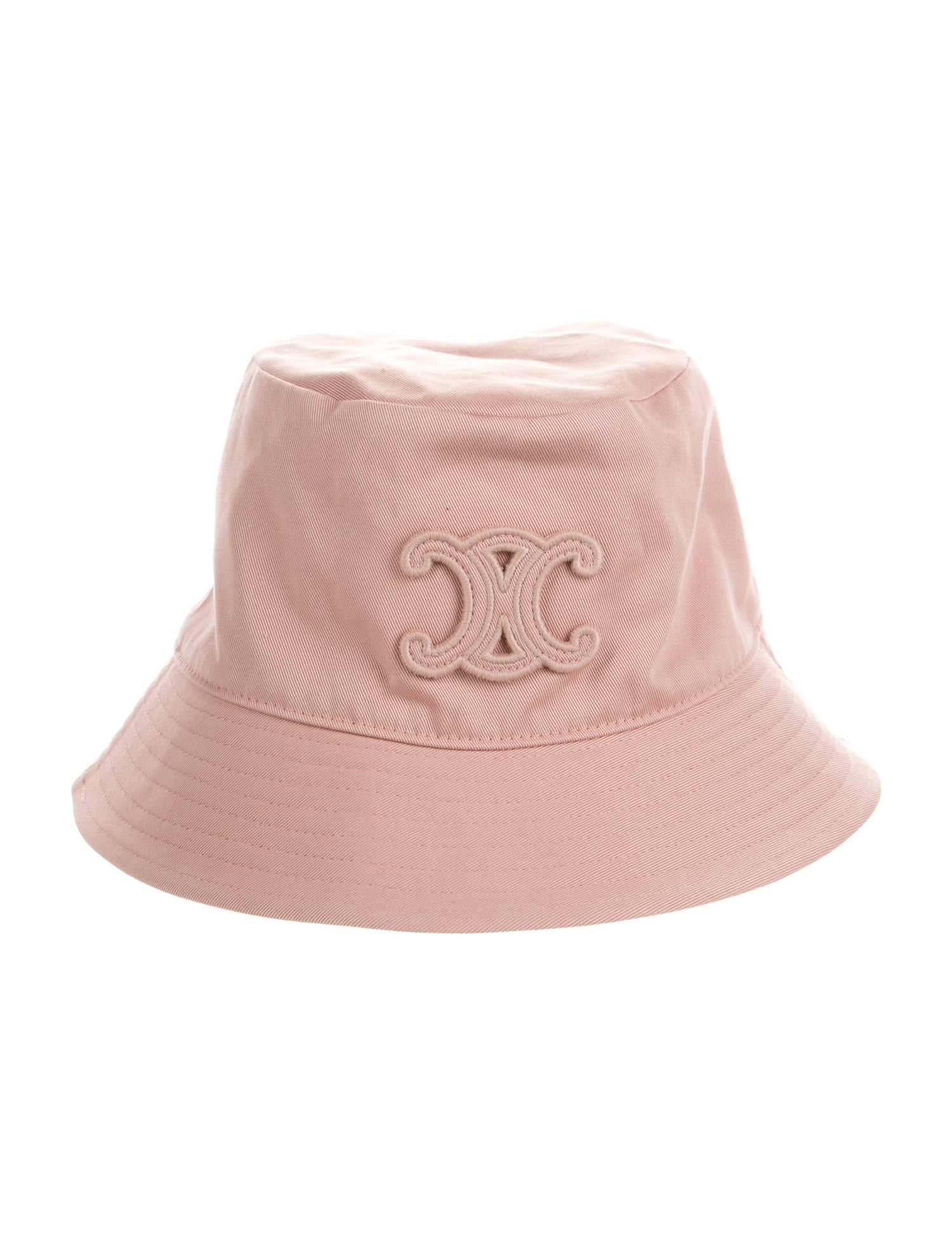 Celine Triomphe Embroidered Bucket Bag