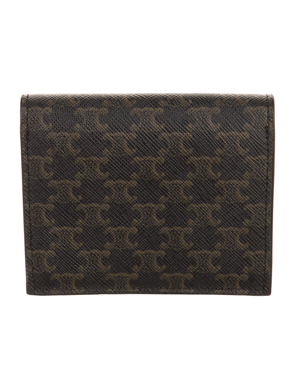 Celine Monogram Pattern Compact Wallet - image 1