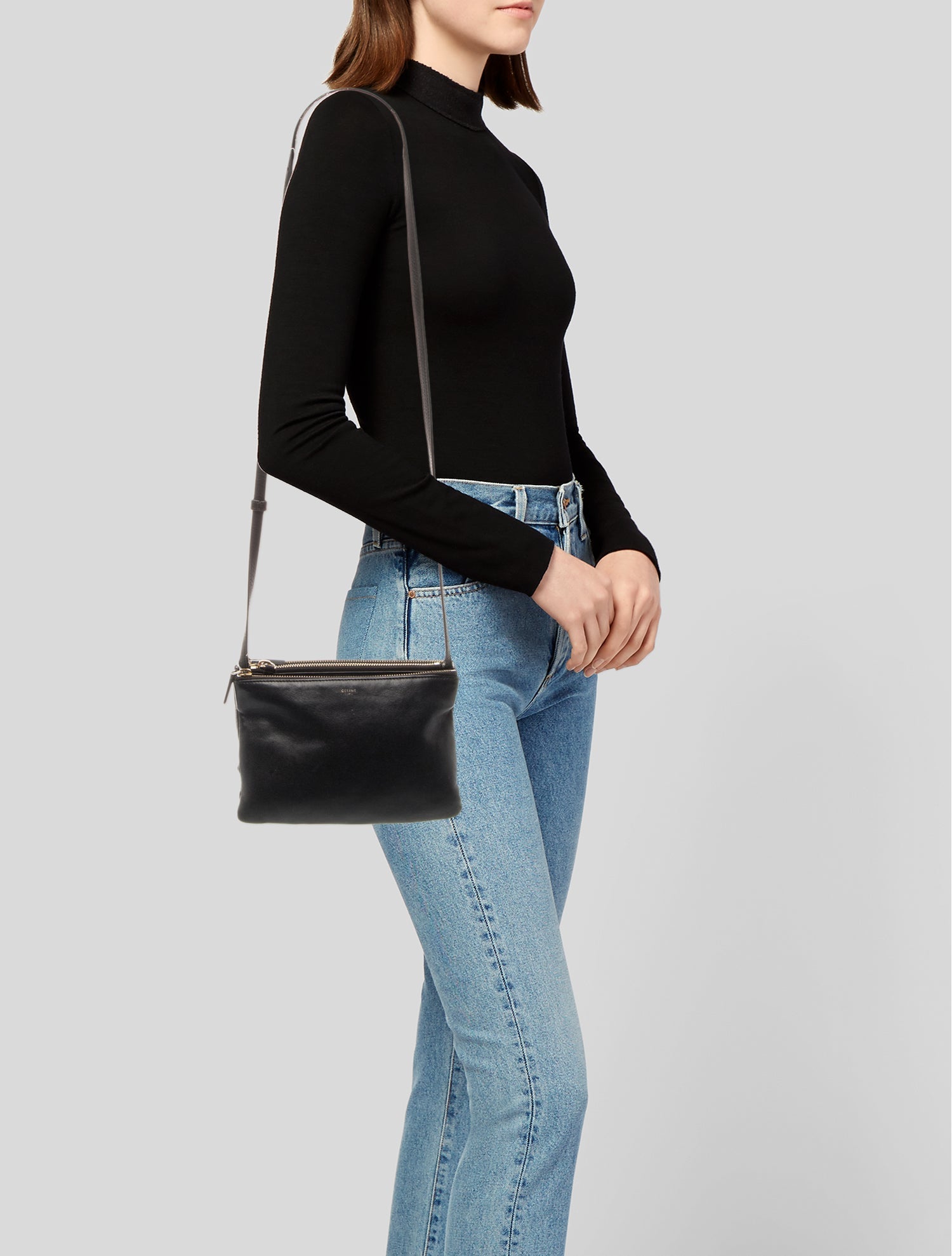 Celine Calfskin Trio Small