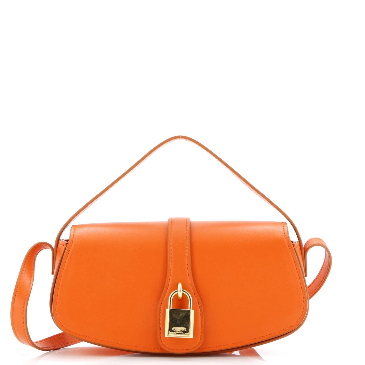 Celine Leather Tabou Clutch Crossbody